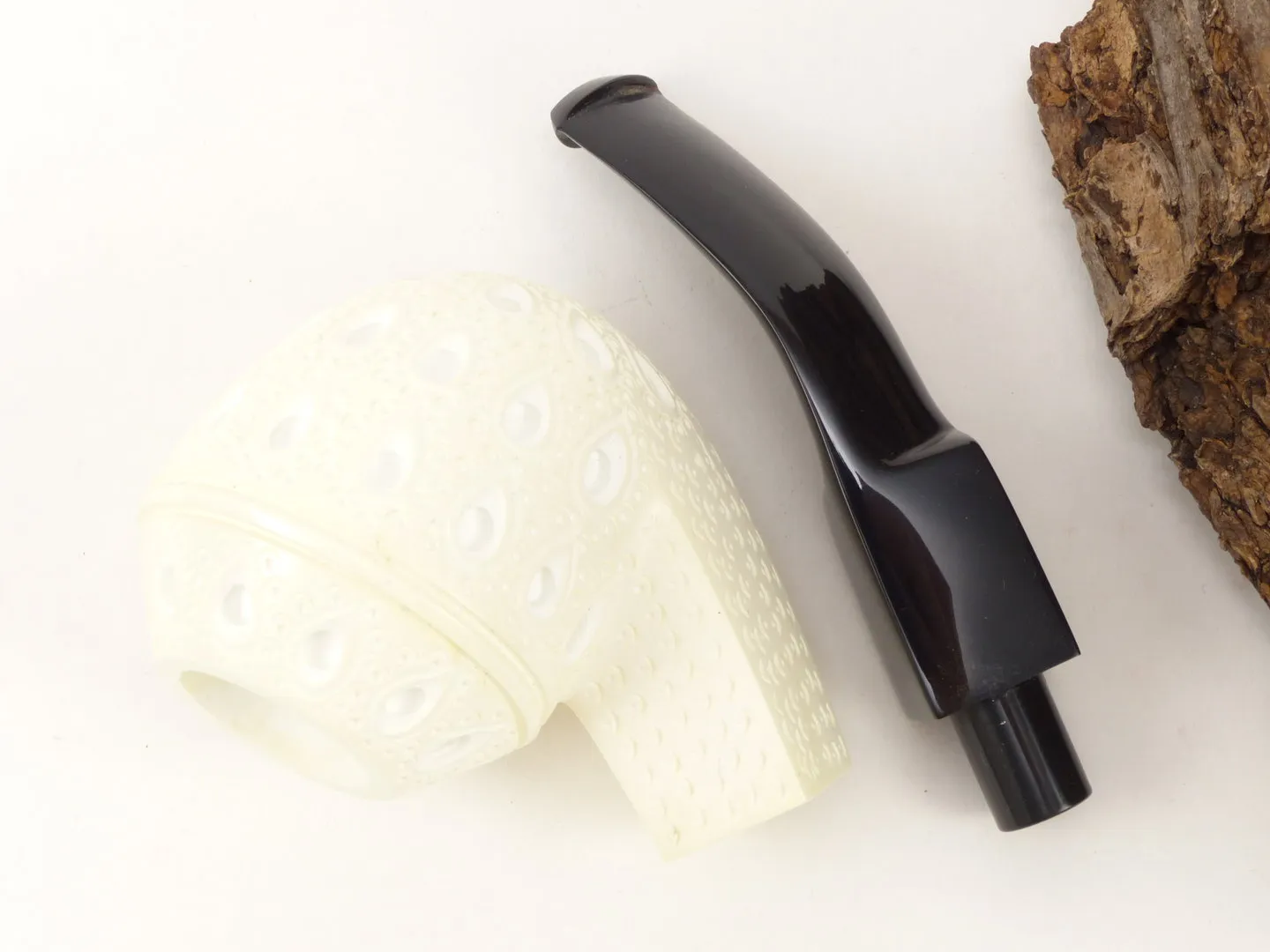 Meerschaum Pfeife Bulldog graviert large von 1a Meerschaum – Produktbild 9
