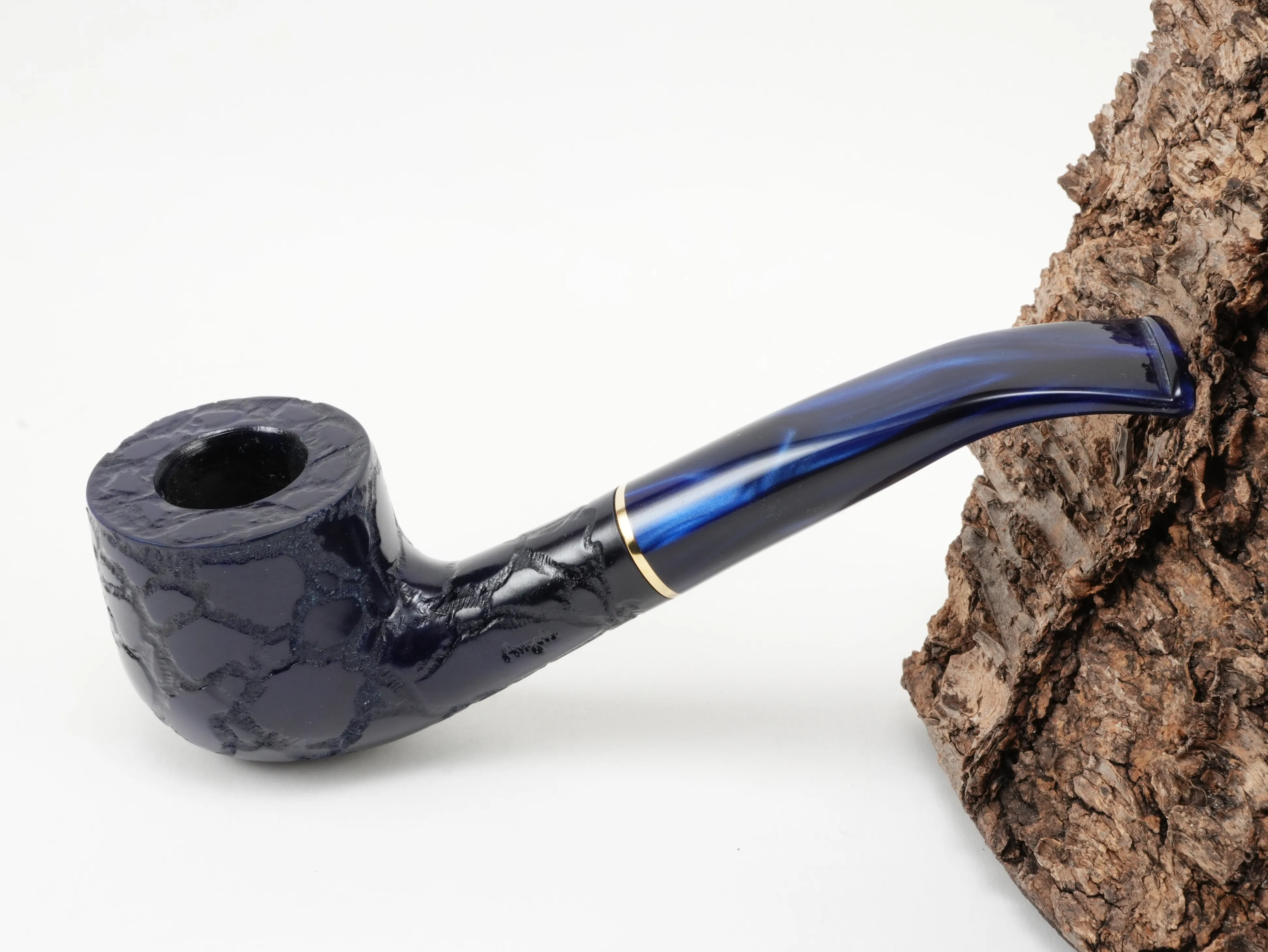 Angelo Pfeife blau rustiziert 300613