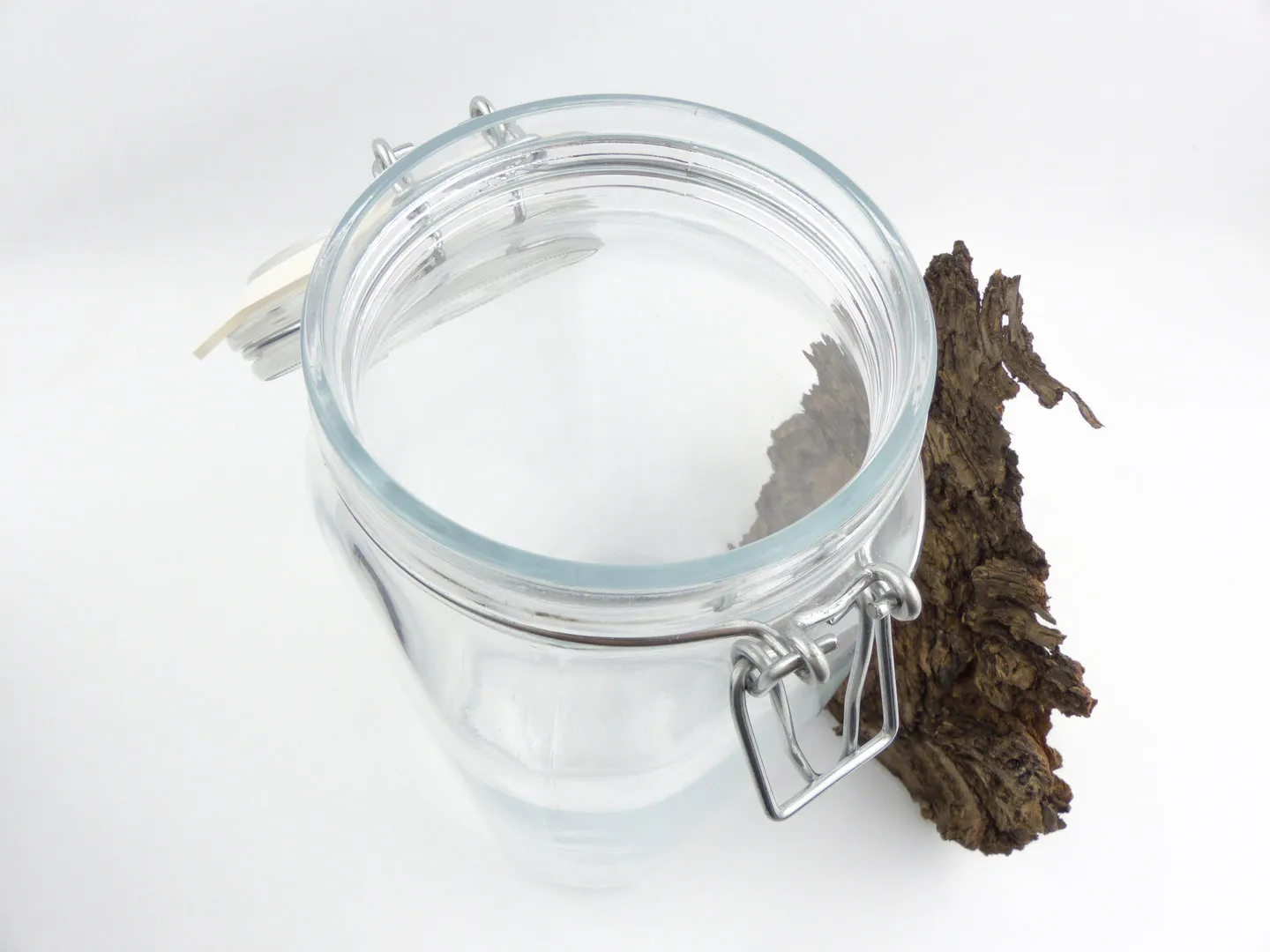 Drahtbügelglas Tabak Schnappdeckel 1500ml – Produktbild 4