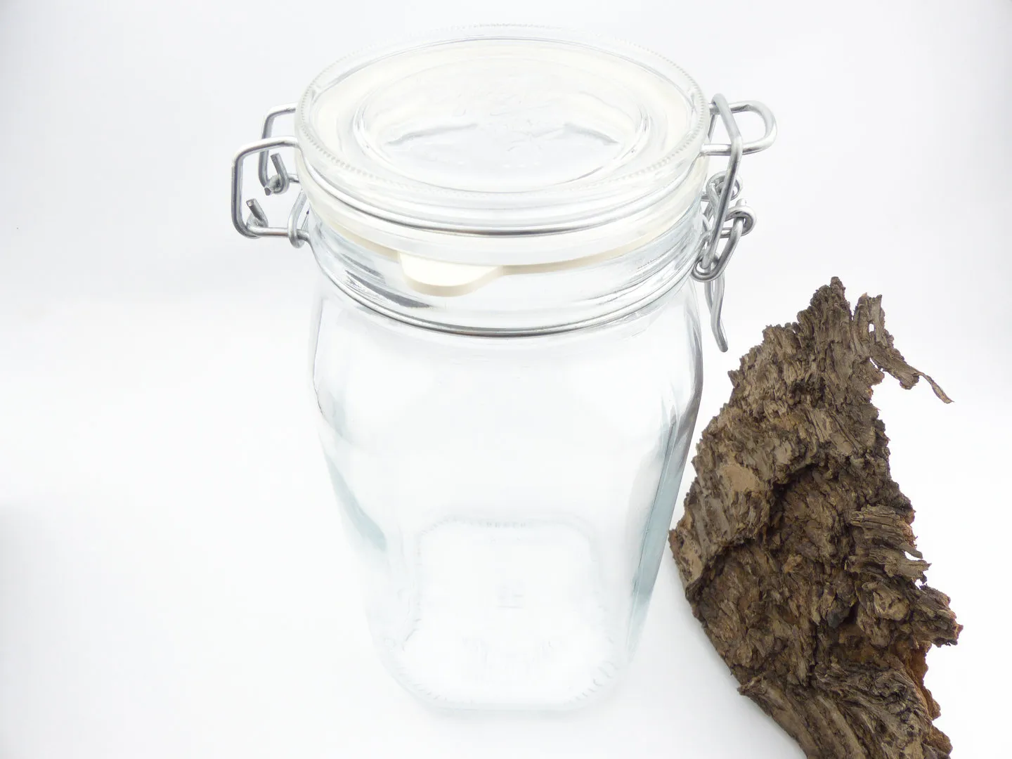 Drahtbügelglas Tabak Schnappdeckel 1500ml