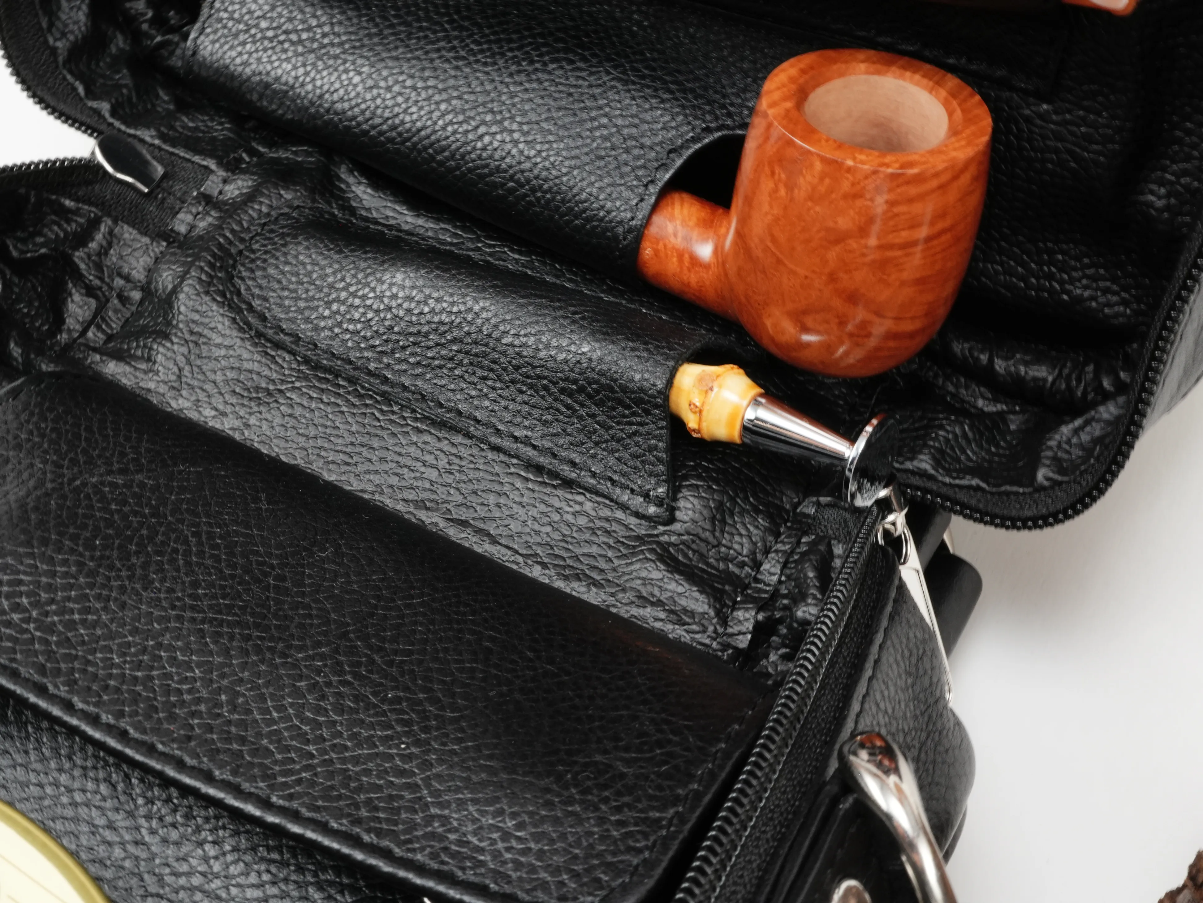 Guy Janot Pfeifentasche 11er Schwarz 6035 – Produktbild 17