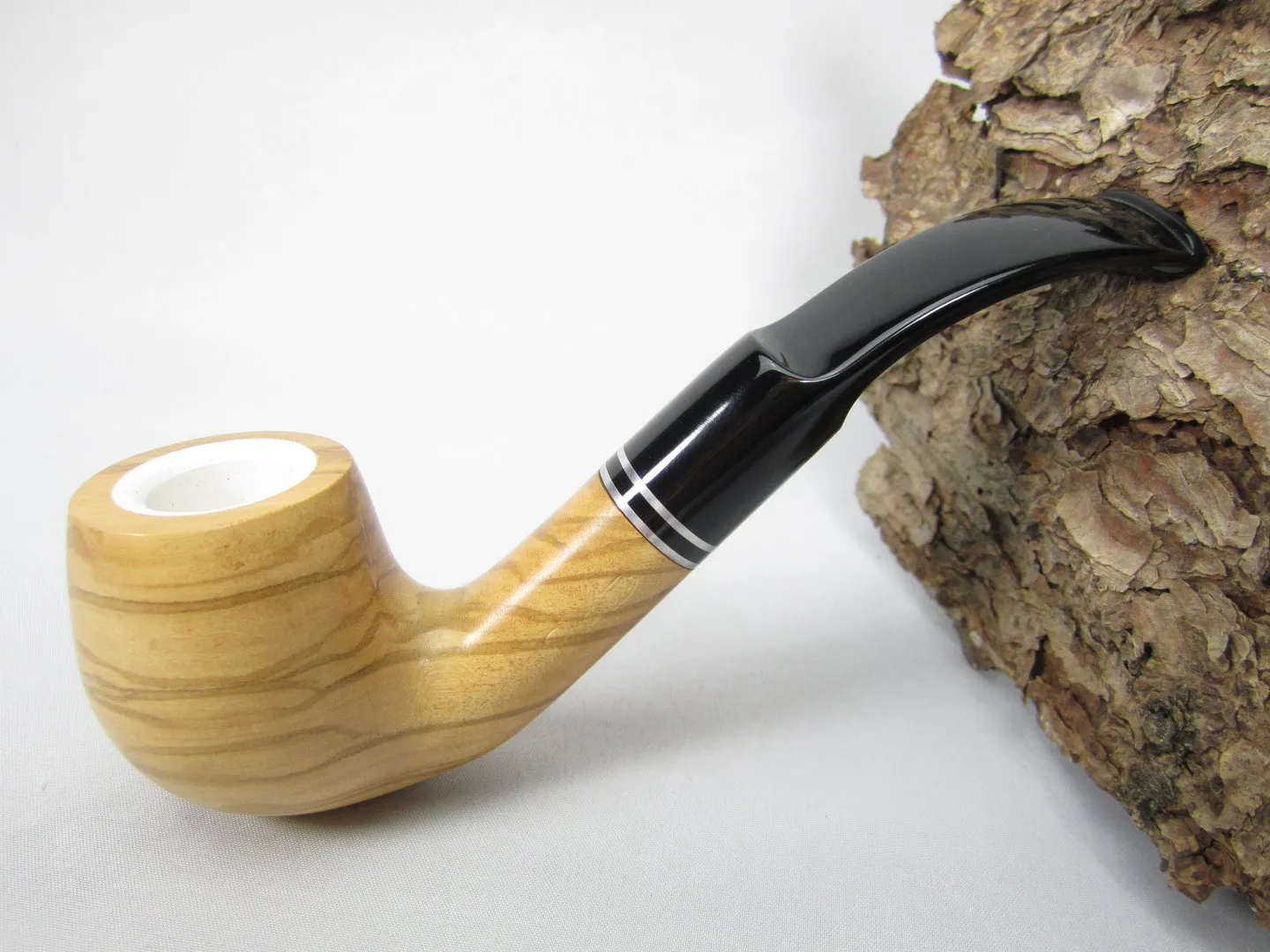 Passatore Olive Pfeife Bent