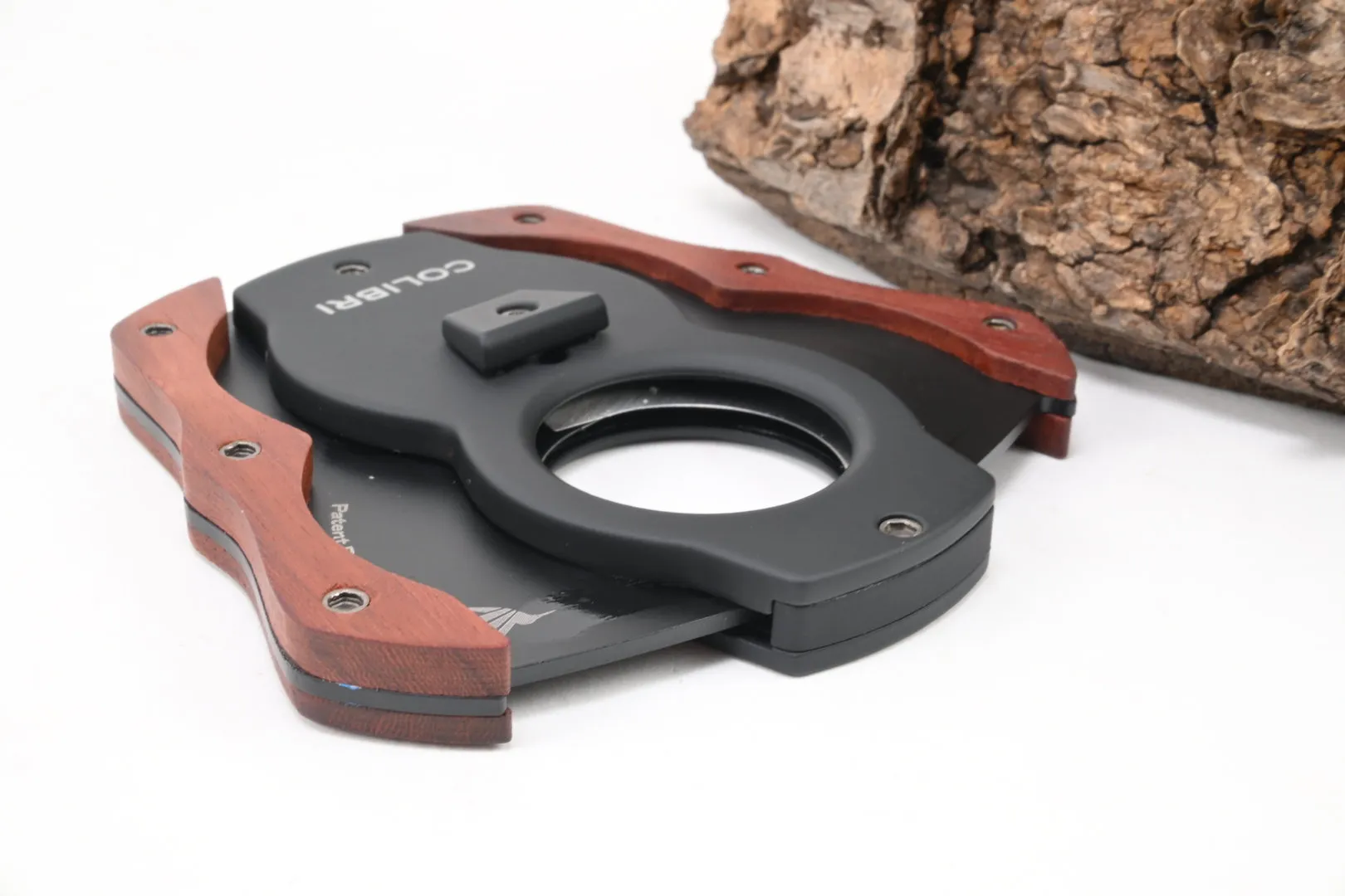 Colibri Zigarren Abschneider Wood rotbraun – Produktbild 4