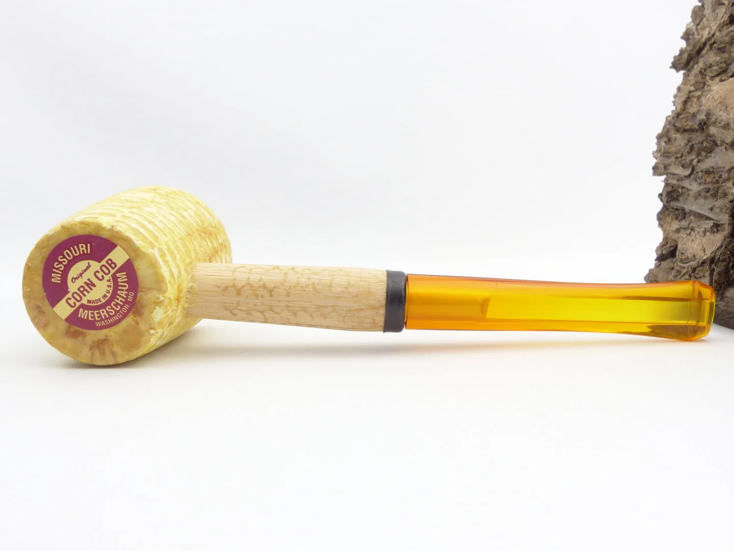 Missouri Meerschaum Maiskolbenpfeife gerade – Produktbild 7