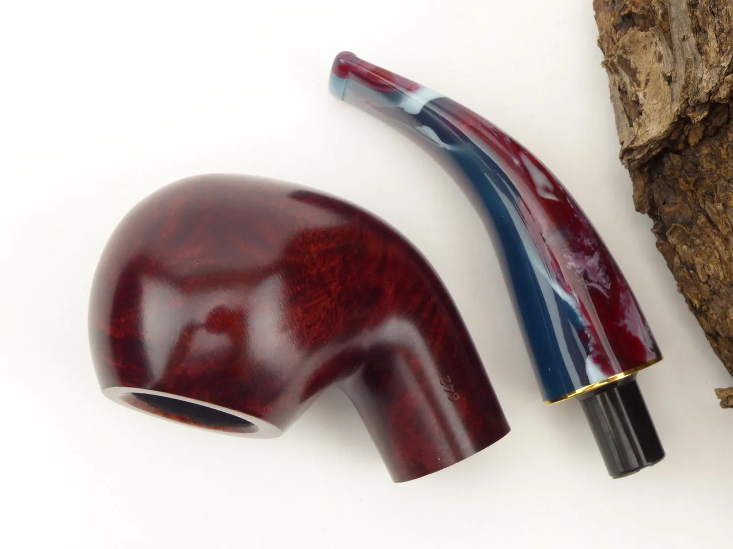 Savinelli Vigna Pfeife 642 burgund – Produktbild 9