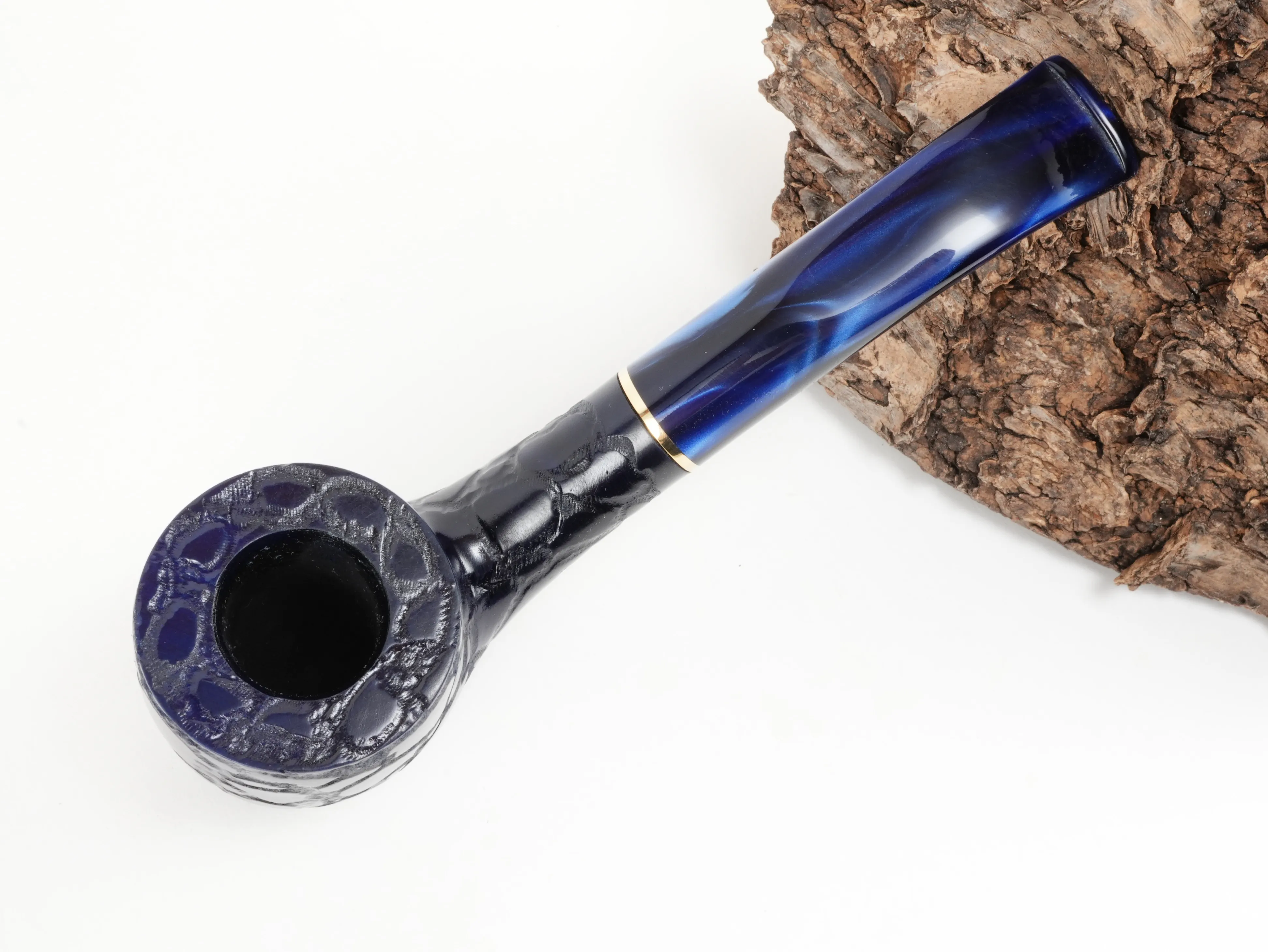 Angelo Pfeife blau rustiziert 300613 – Produktbild 3
