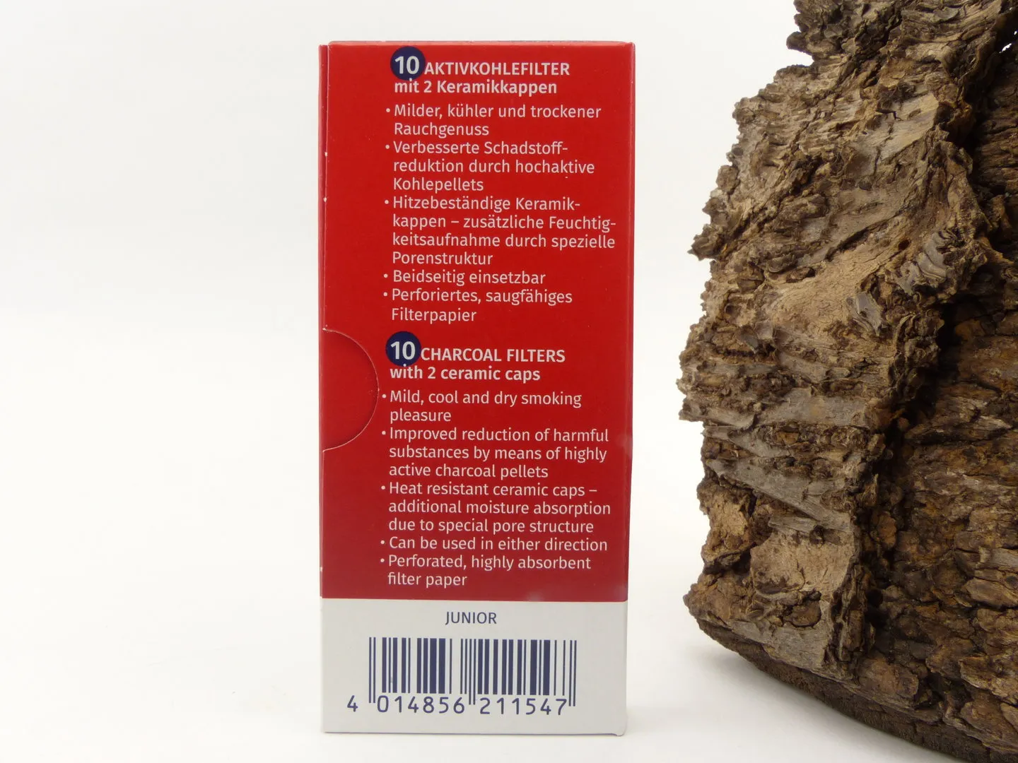 Vauen Pfeifen-Filter mit Aktivkohle 9mm 10 Stück – Produktbild 4