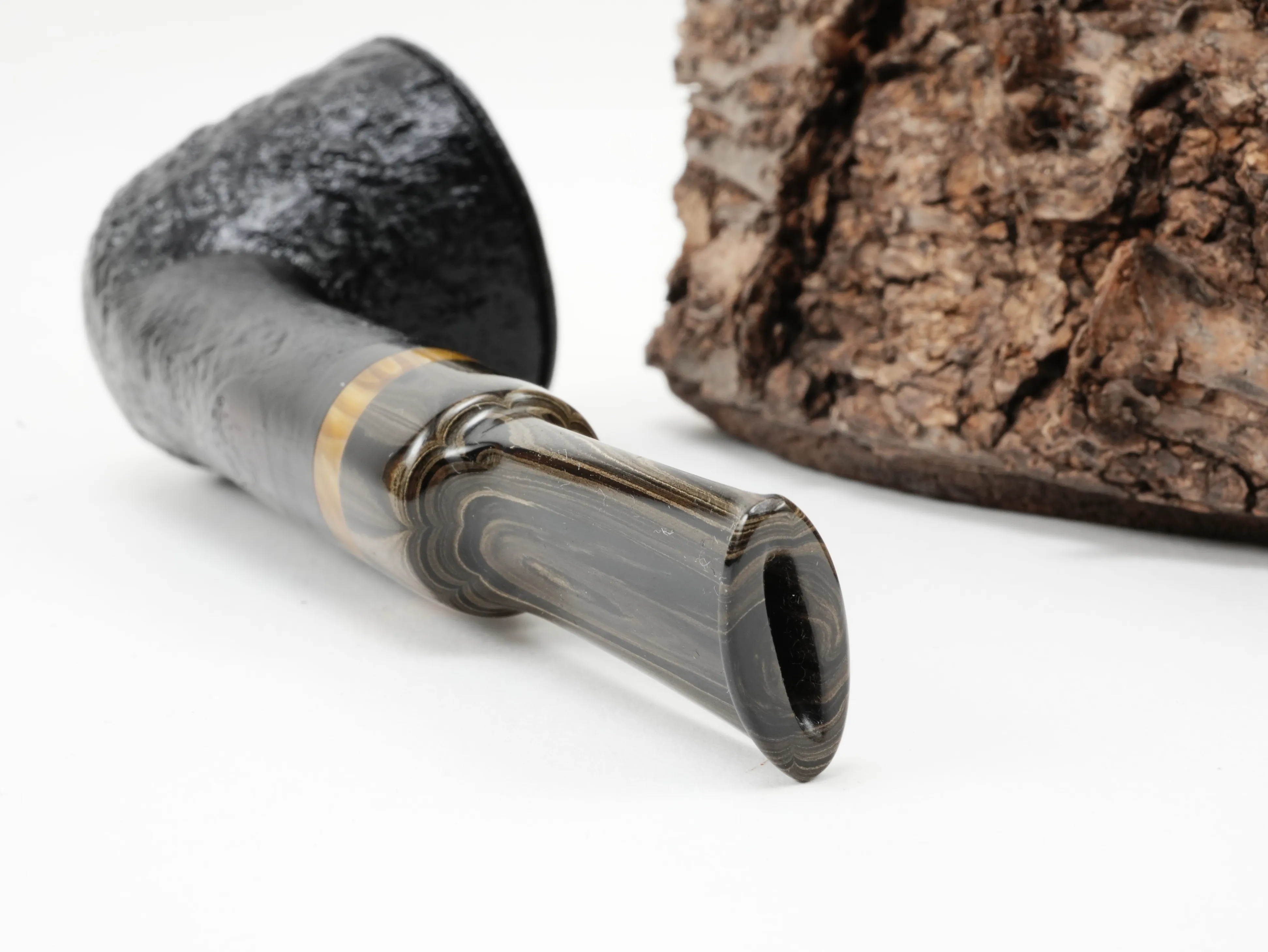 Bonsai Pipes Pfeife #17 sand schwarz 9mm Filter – Produktbild 4