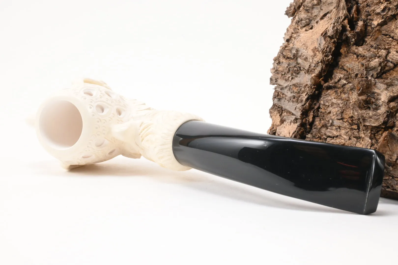 Meerschaum Pfeife Kralle graviert large von 1a Meerschaum – Produktbild 5