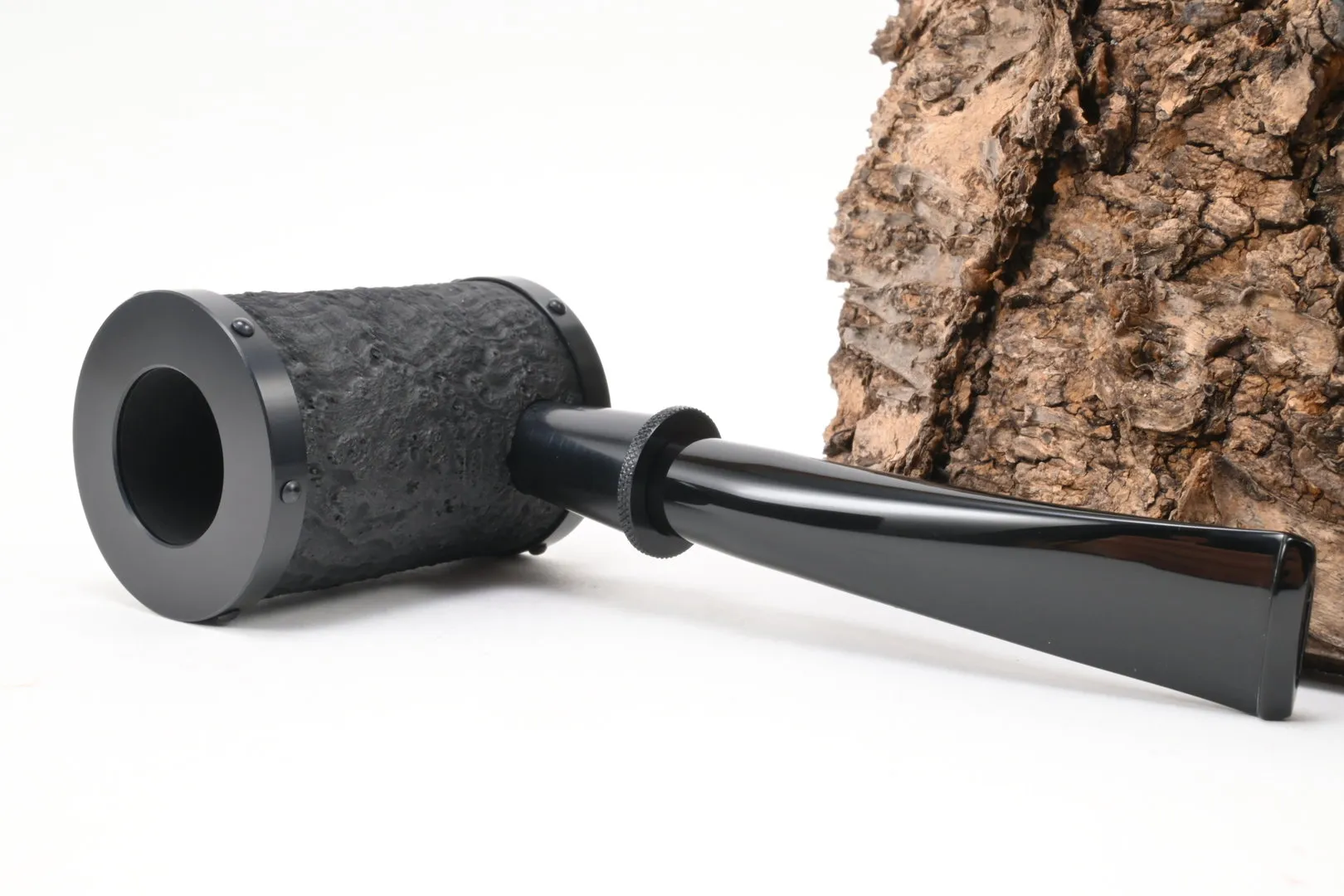 Tsuge Pfeife Yoroi sand schwarz Filter – Produktbild 5