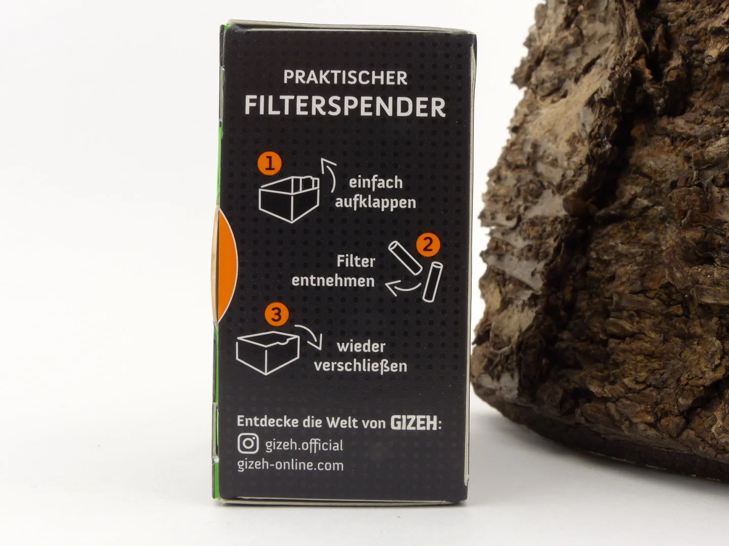 GIZEH Aktivkohlefilter 6mm 34 Stück – Produktbild 2
