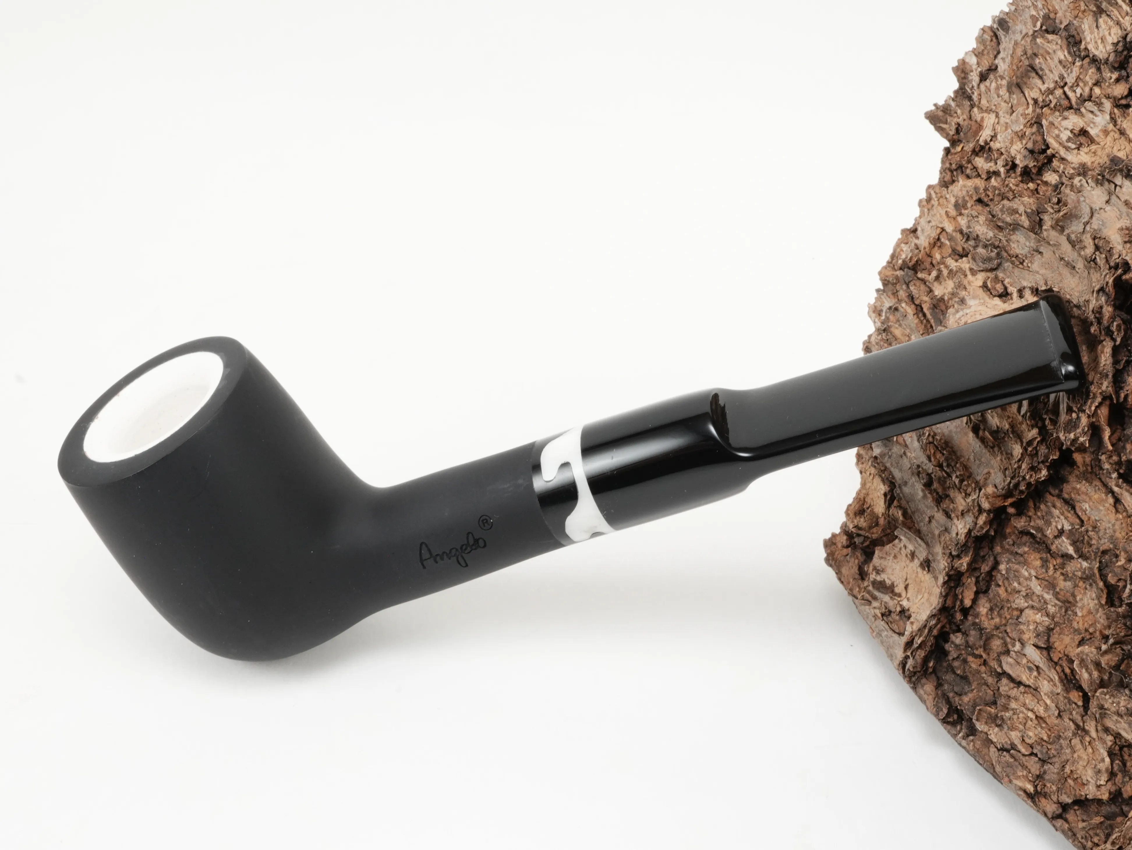 Angelo Pfeife mit Meerschaumeinsatz 302001
