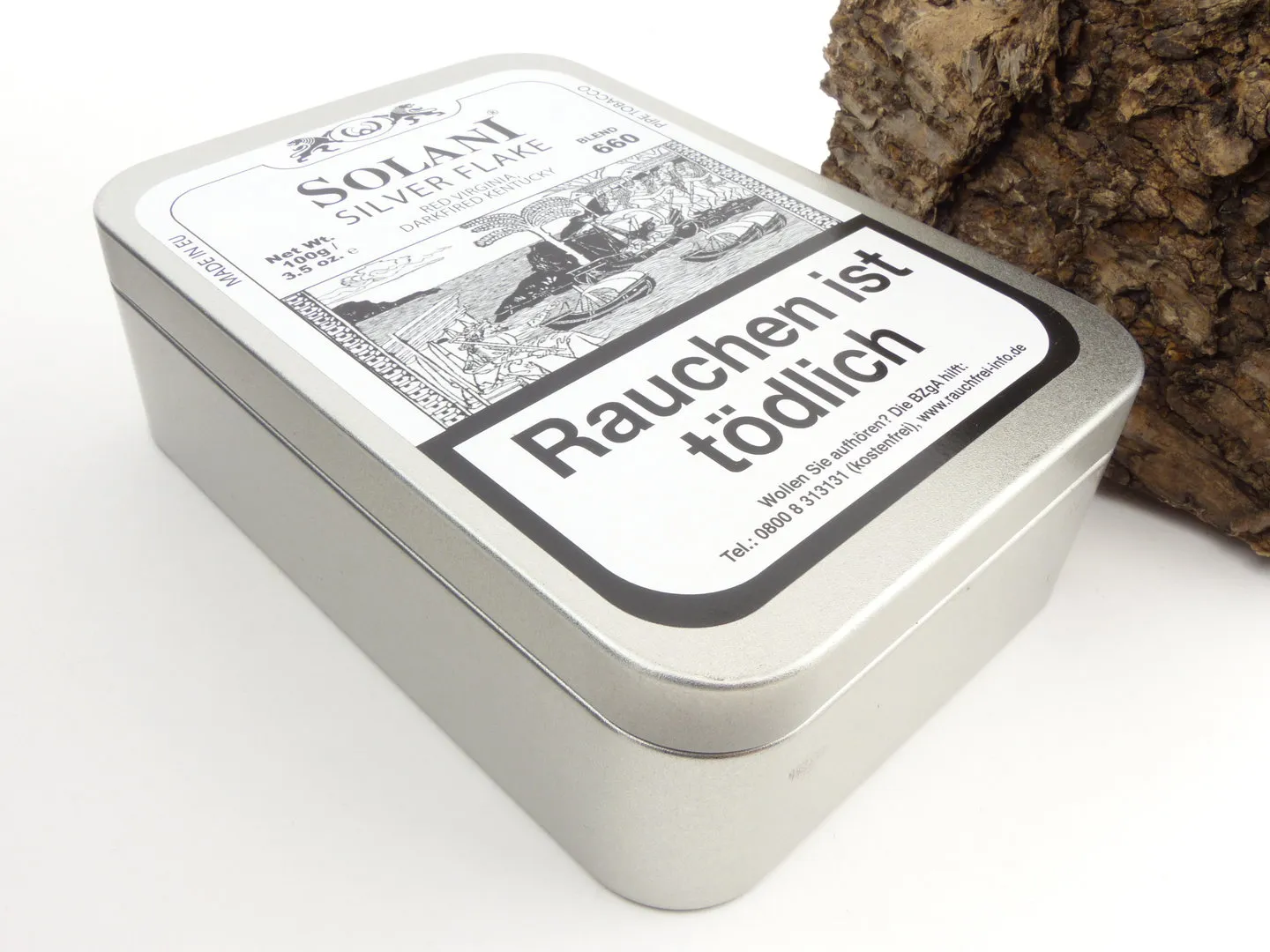 Solani Silver Flake Pfeifentabak 100g – Produktbild 3