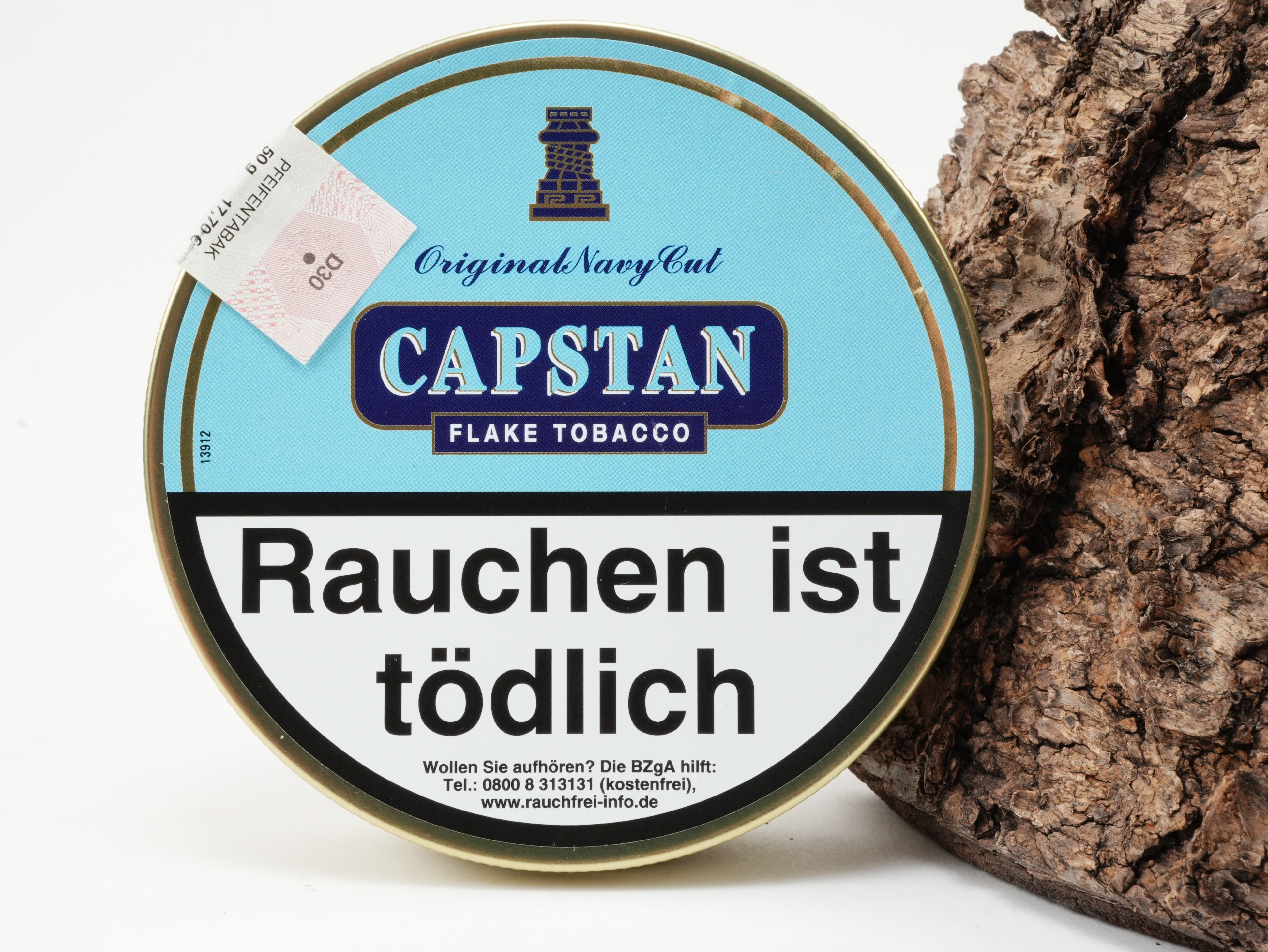 Pfeifentabak Capstan Blau Original Navy Cut Flake 50g Bild 1