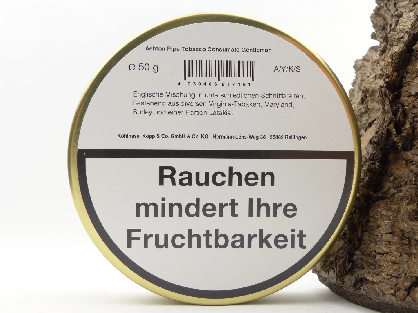 Ashton Consumate Gentleman Pfeifentabak 50g – Produktbild 2