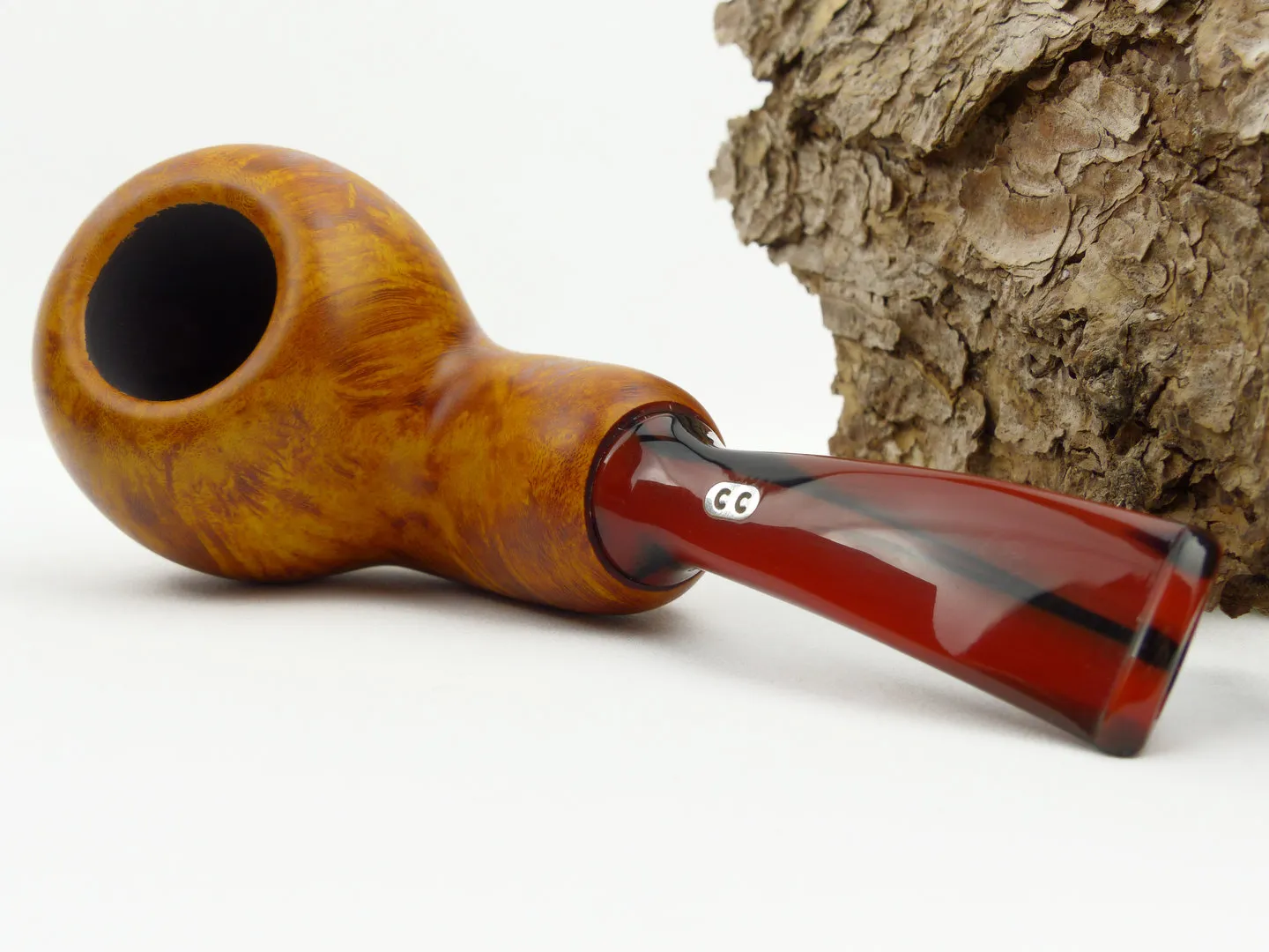 Chacom Reverse Calabash Pfeife hellbraun – Produktbild 5