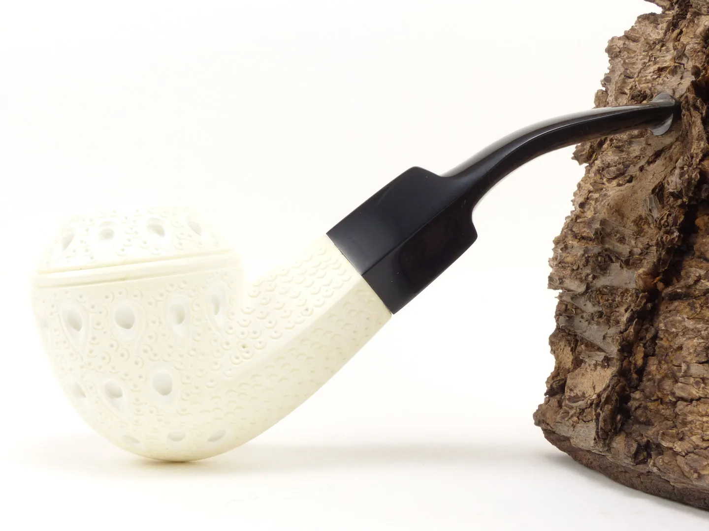 Meerschaum Pfeife Bulldog graviert large von 1a Meerschaum – Produktbild 2