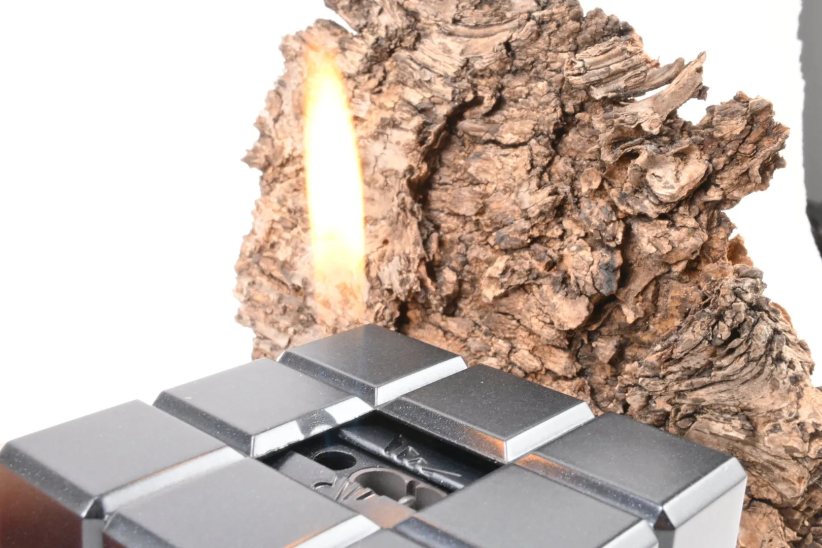 Colibri Tischfeuerzeug Heritage Cube schwarz – Produktbild 5