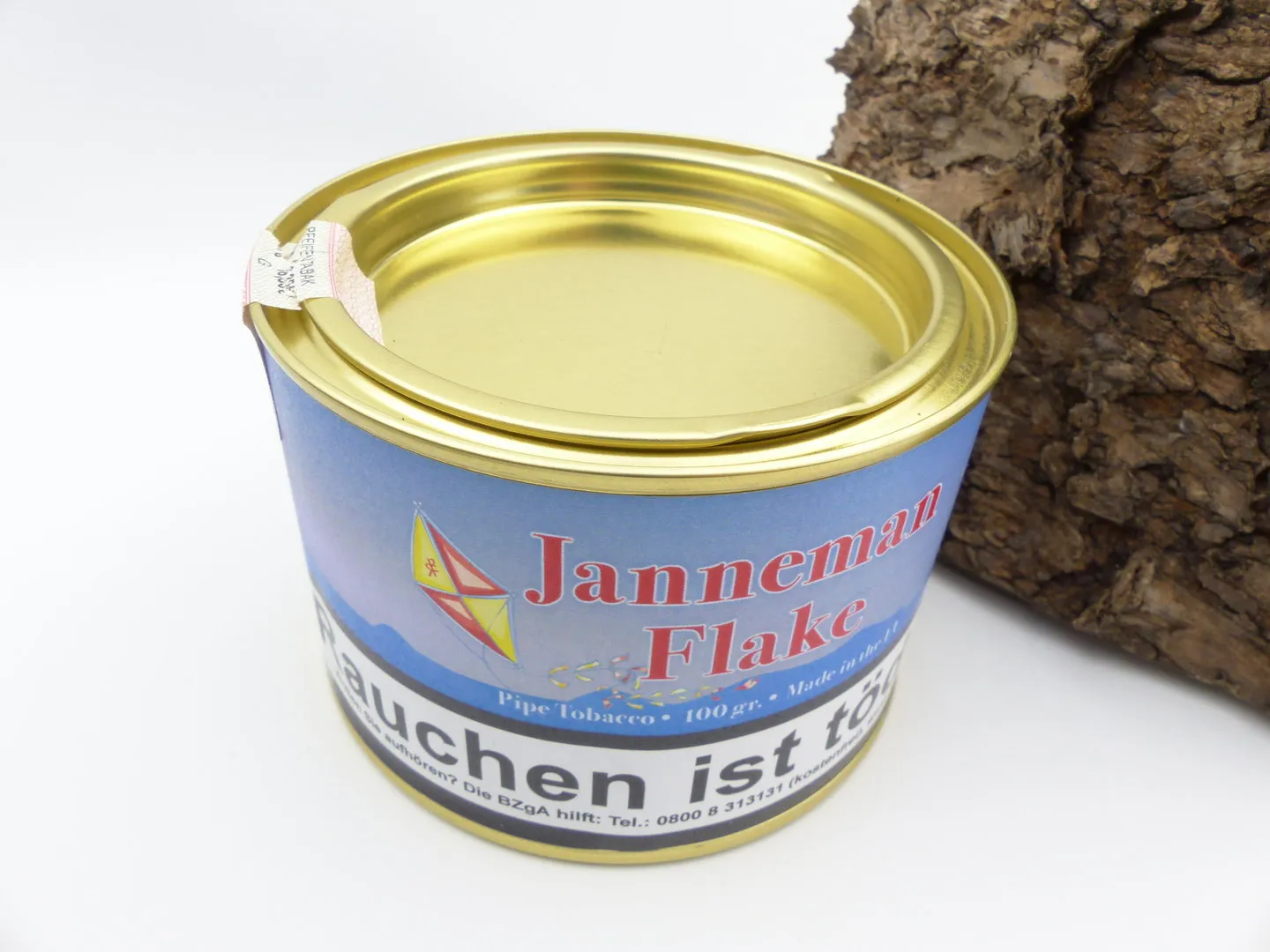 HU Tobacco Janneman Flake 100g – Produktbild 3