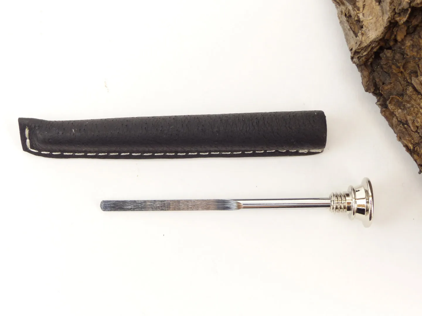Tsuge Pfeifenstopfer Leder schwarz – Produktbild 4