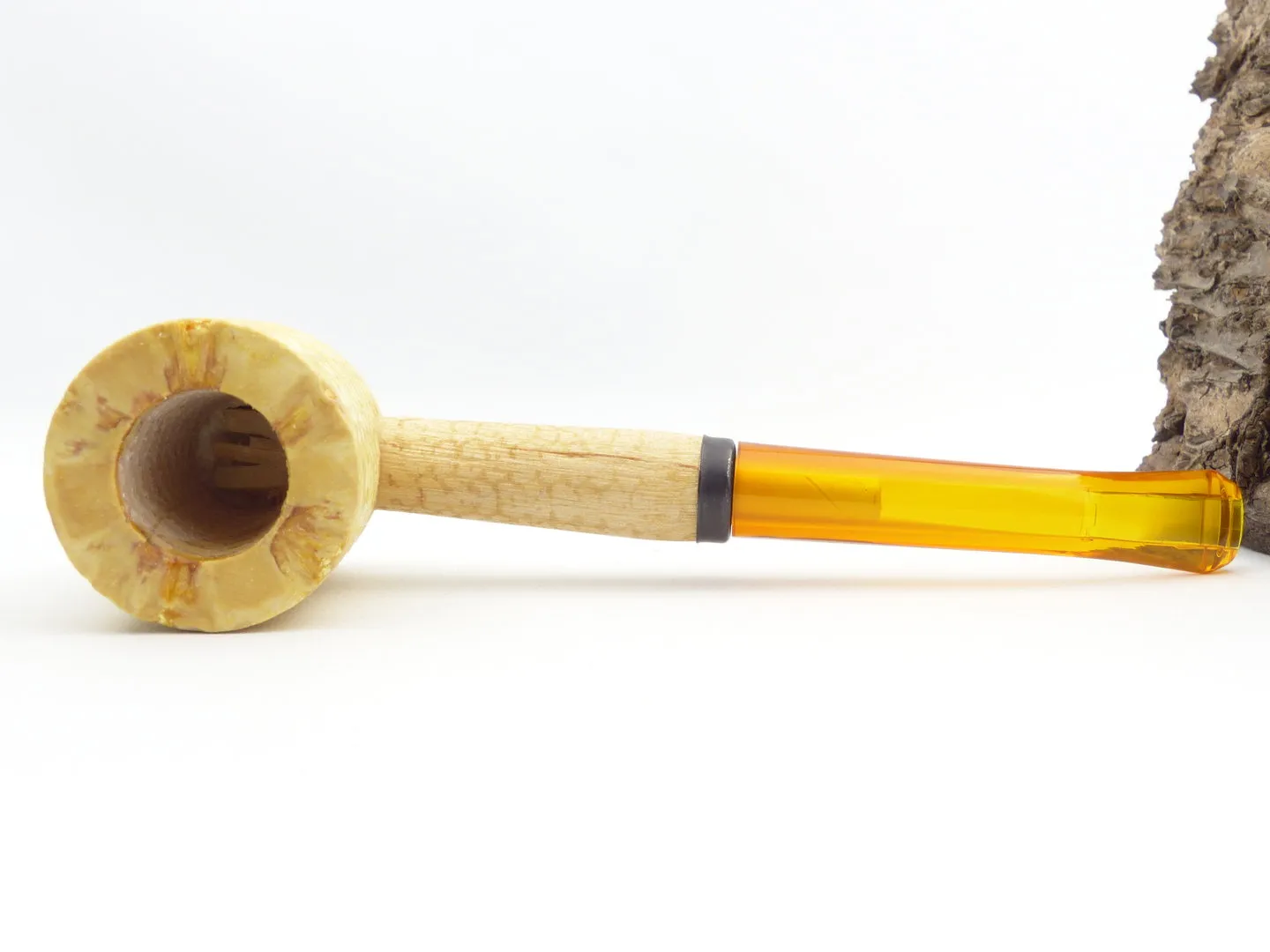 Missouri Meerschaum Maiskolbenpfeife bent – Produktbild 6
