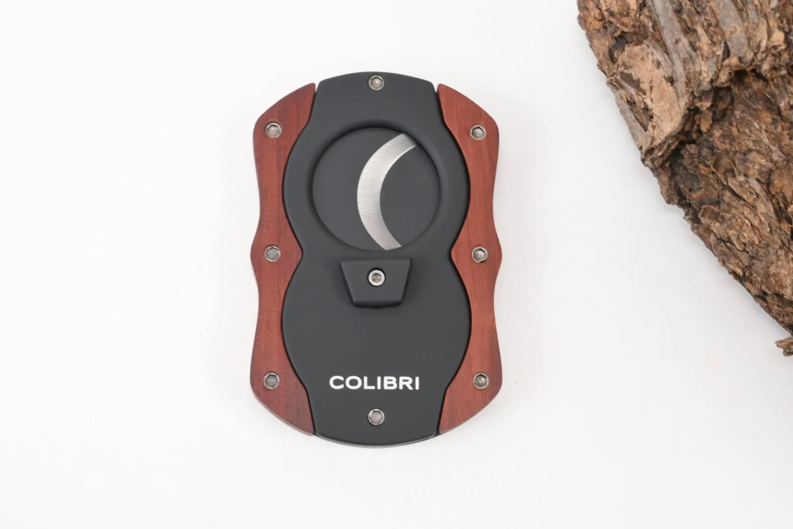 Colibri Zigarren Abschneider Wood rotbraun