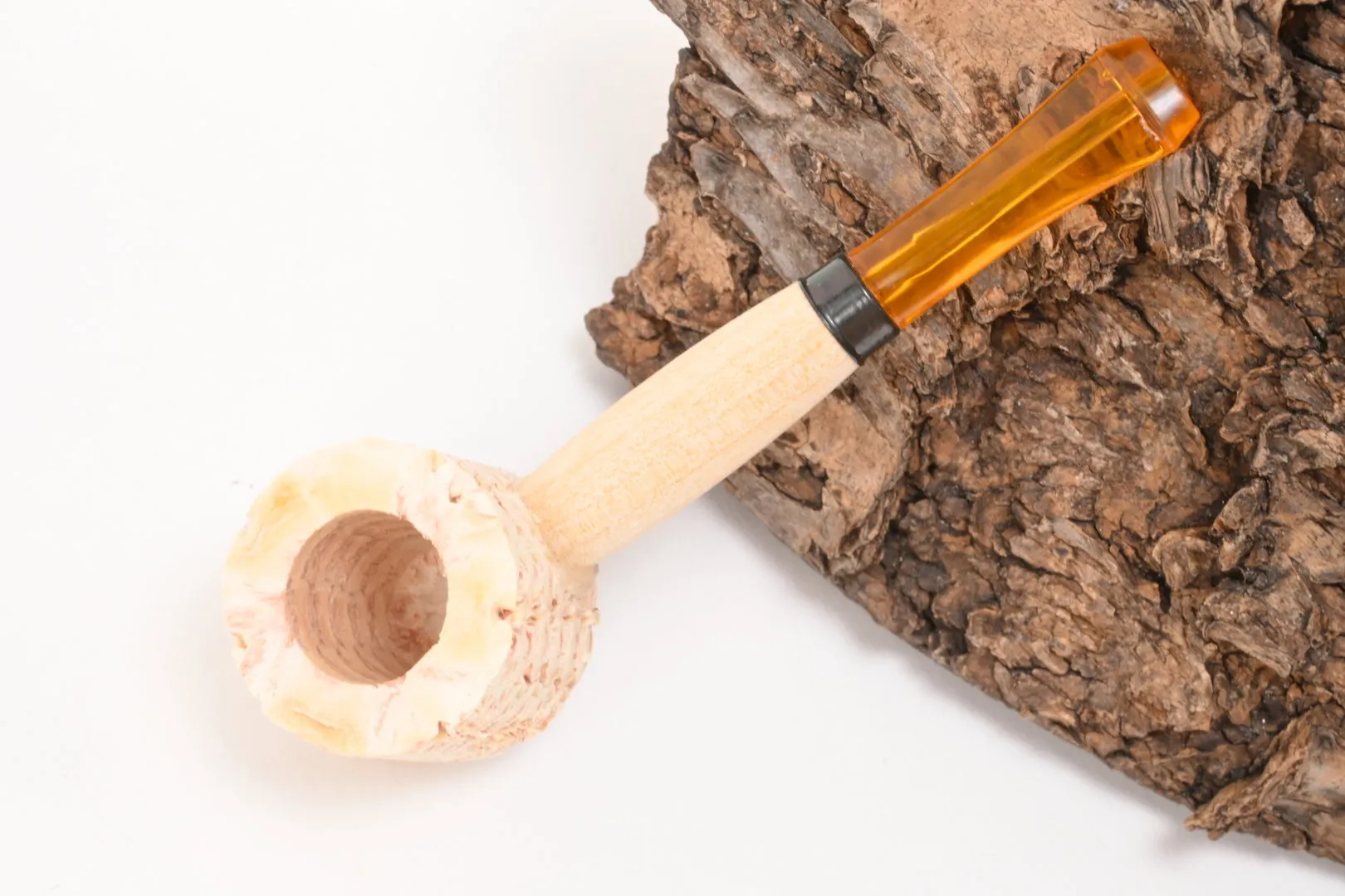 Missouri Mini-Maiskolbenpfeife gerade von Missouri Meerschaum – Produktbild 3