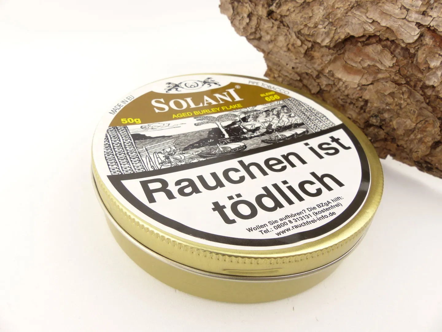 Solani Aged Burley Flake Pfeifentabak 50g – Produktbild 2