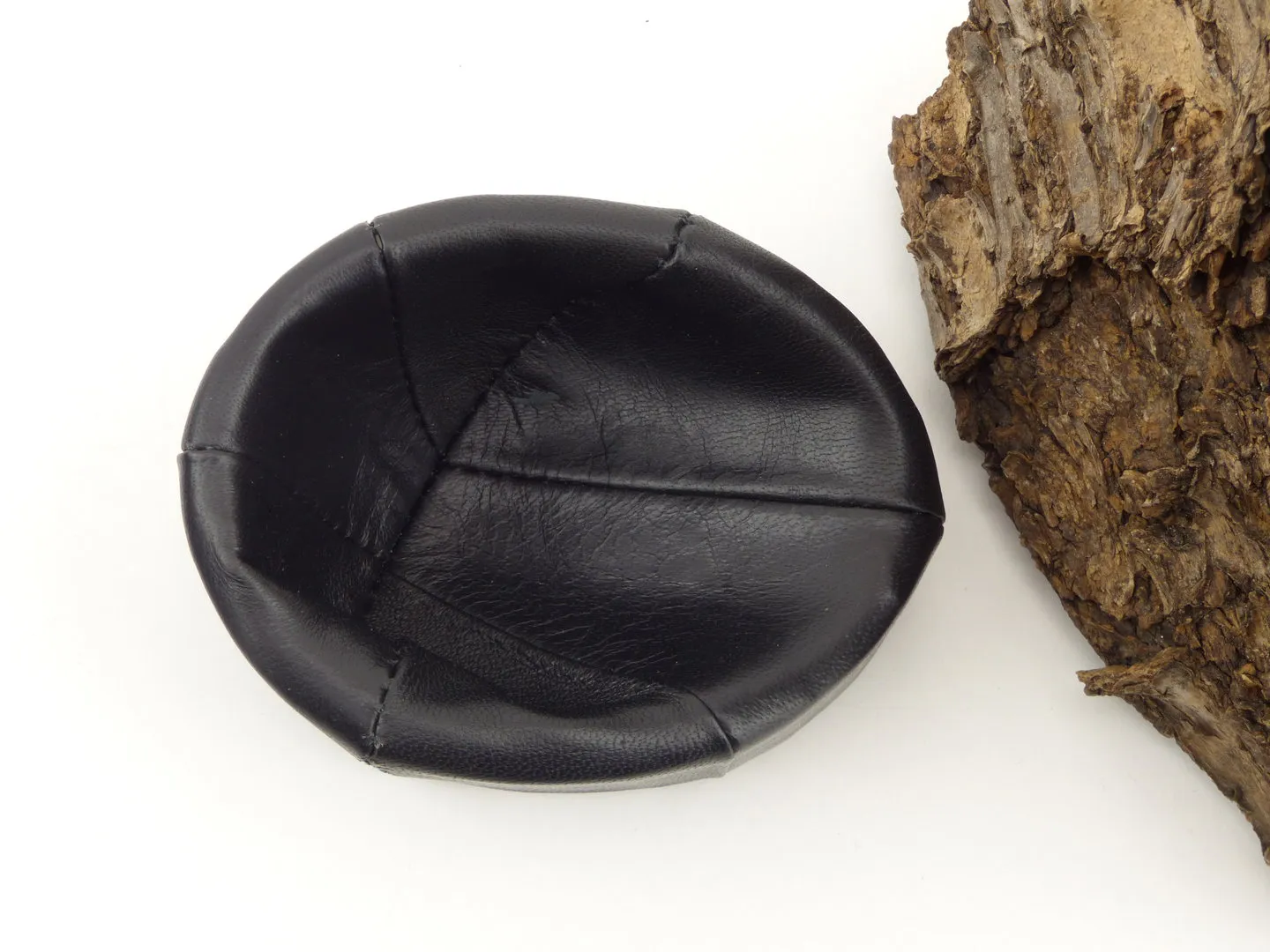 Pfeifenständer Pantoffel Leder schwarz 1er – Produktbild 3
