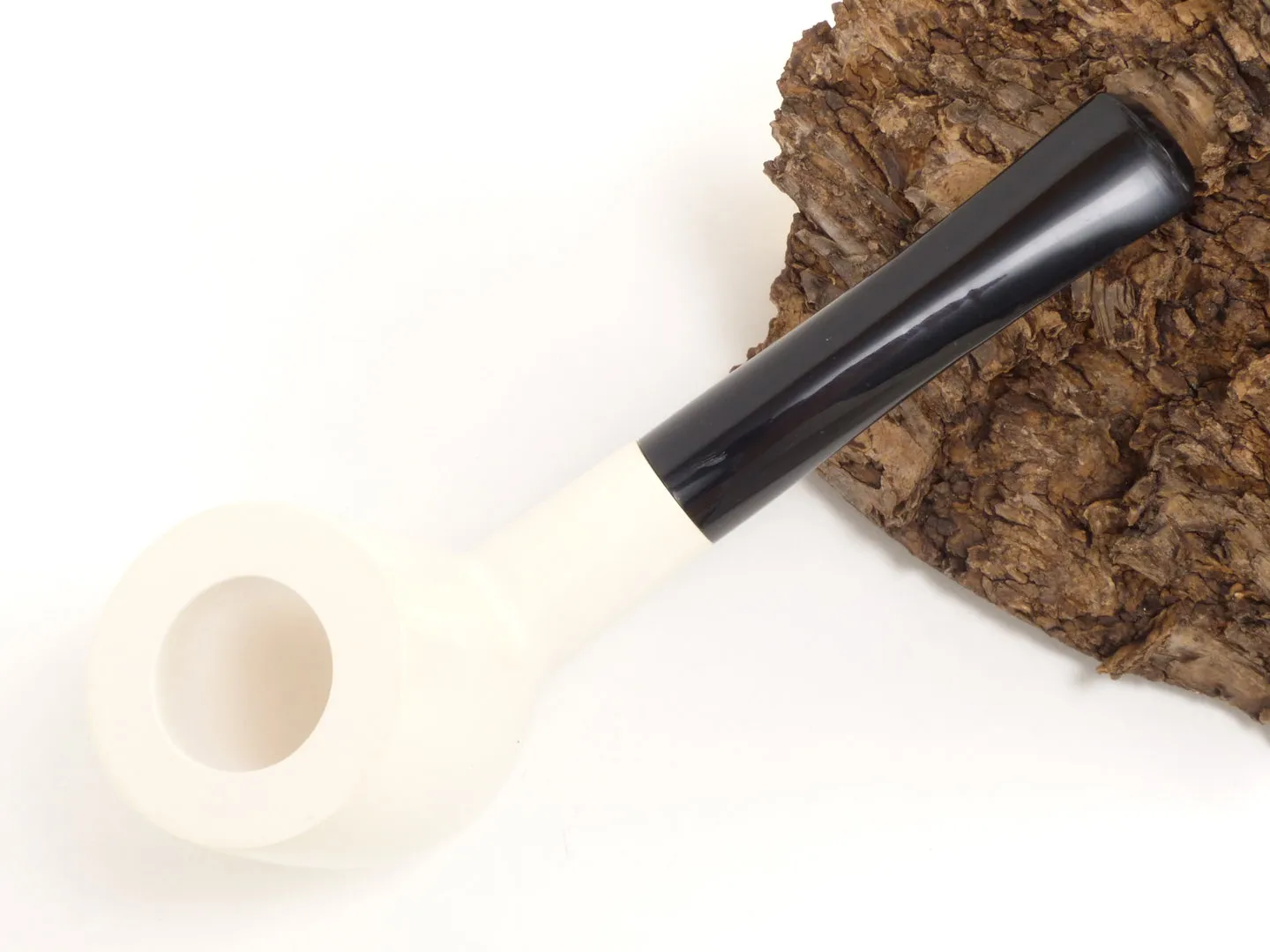 Meerschaum Pfeife Billiard glatt large von 1a Meerschaum – Produktbild 3