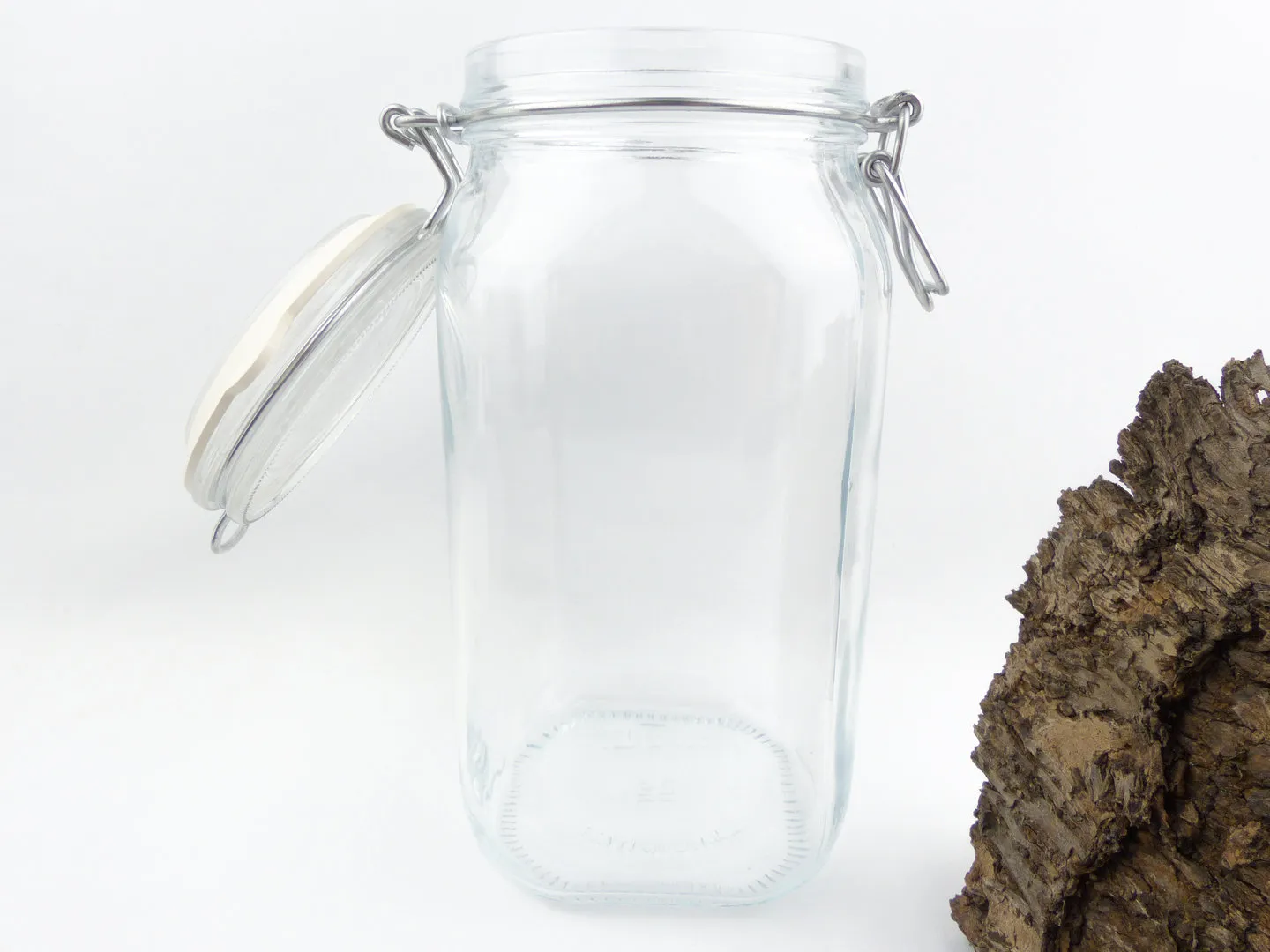 Drahtbügelglas Tabak Schnappdeckel 1500ml – Produktbild 3
