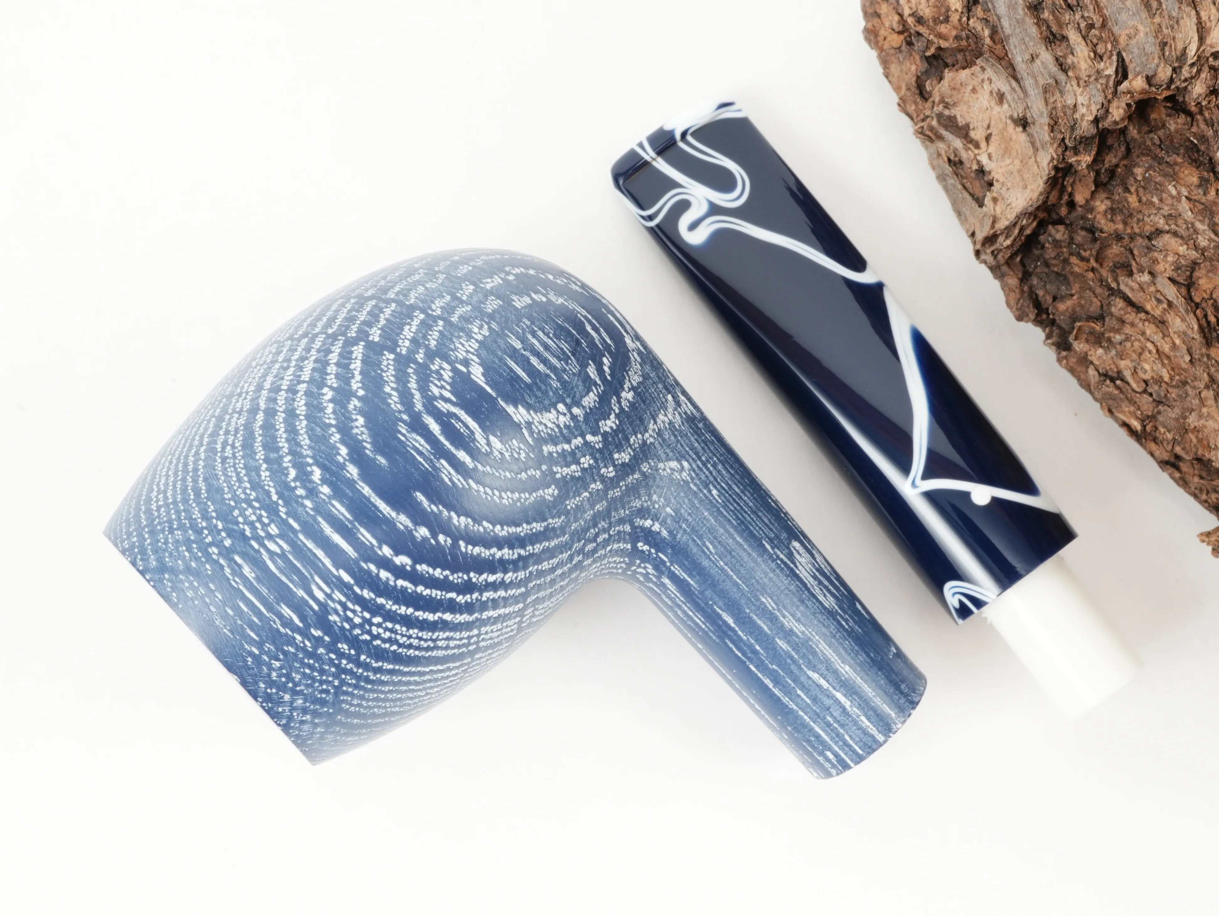 Vauen Lime Pfeife 710 blau – Produktbild 9