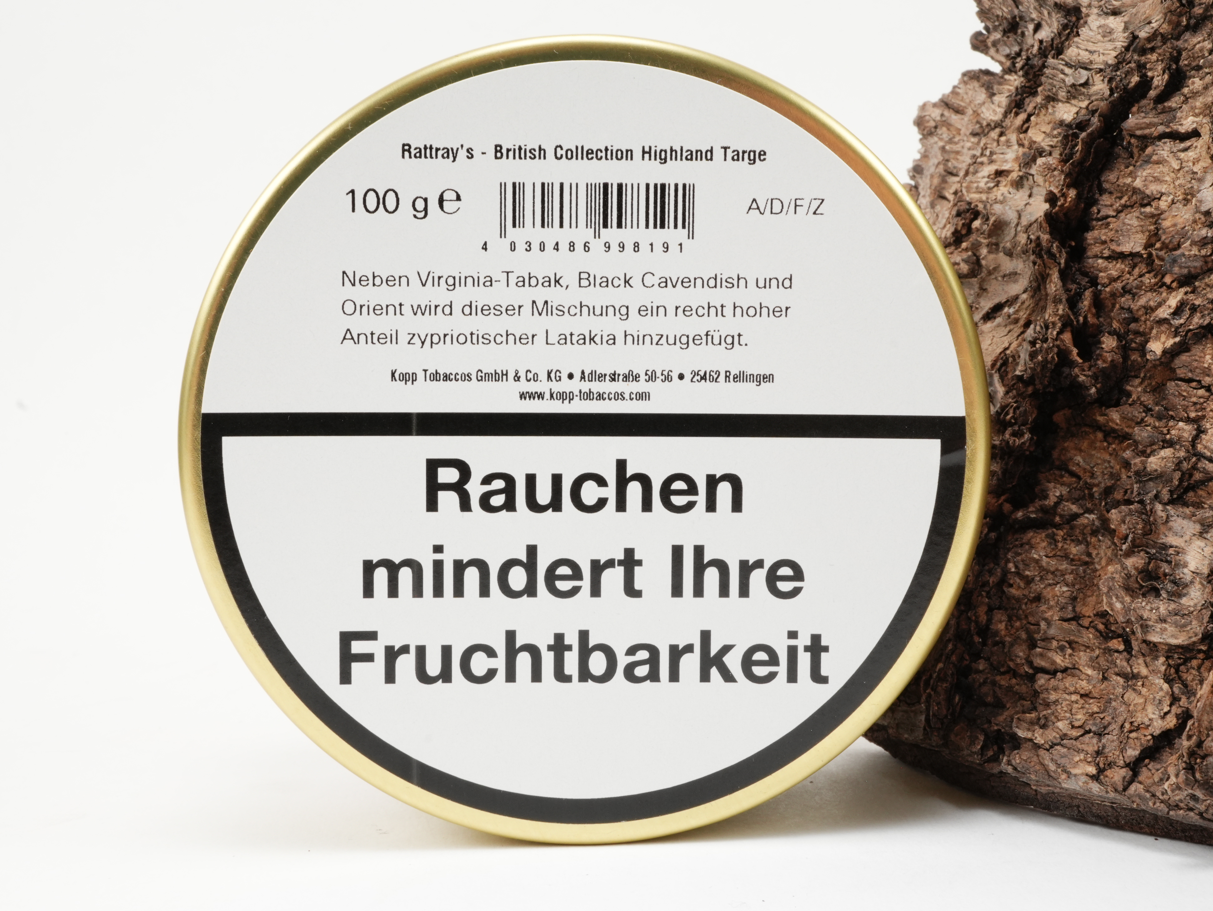 Pfeifentabak Rattrays Highland Targe 100g Bild 2