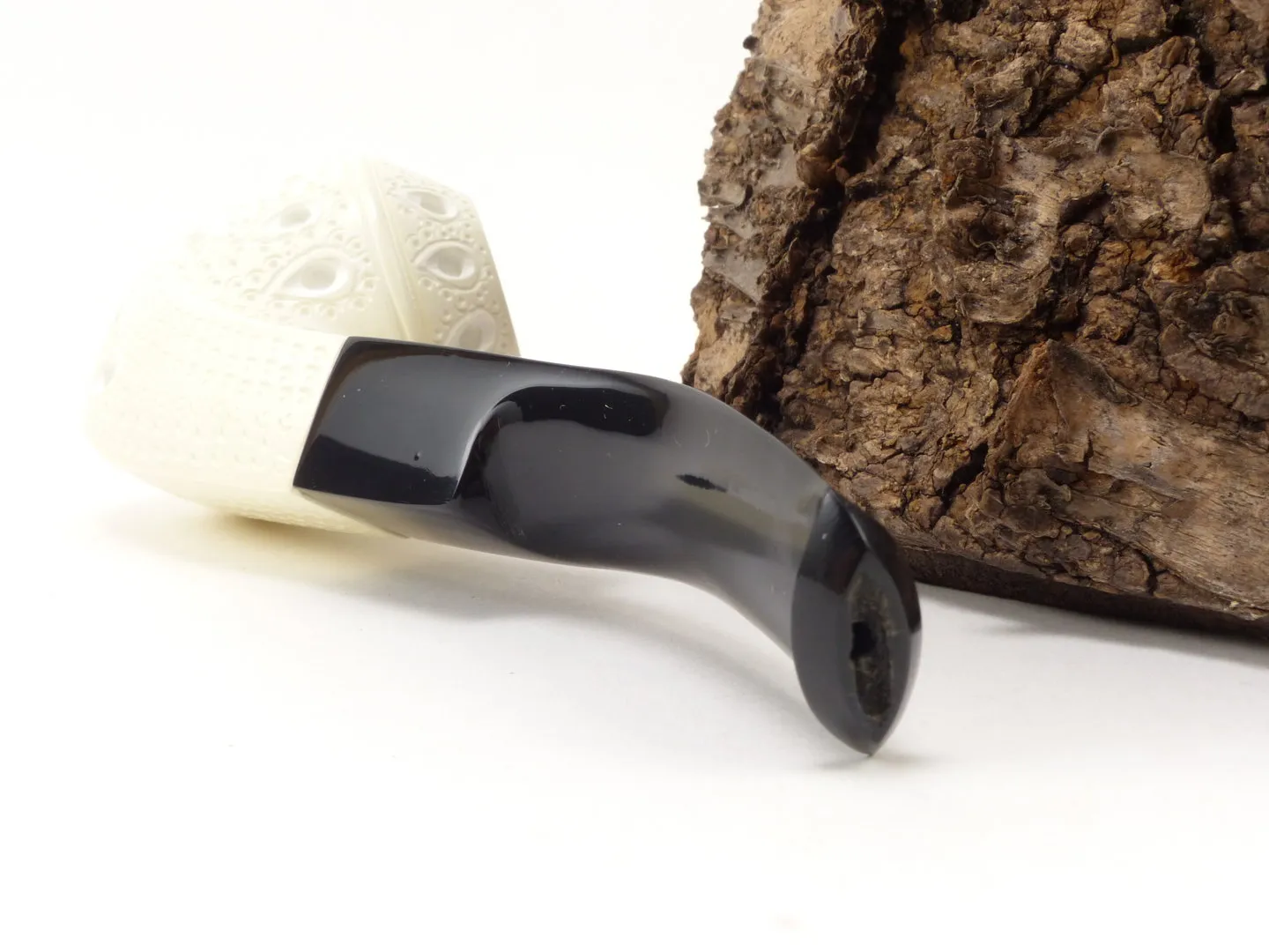 Meerschaum Pfeife Bulldog graviert large von 1a Meerschaum – Produktbild 4