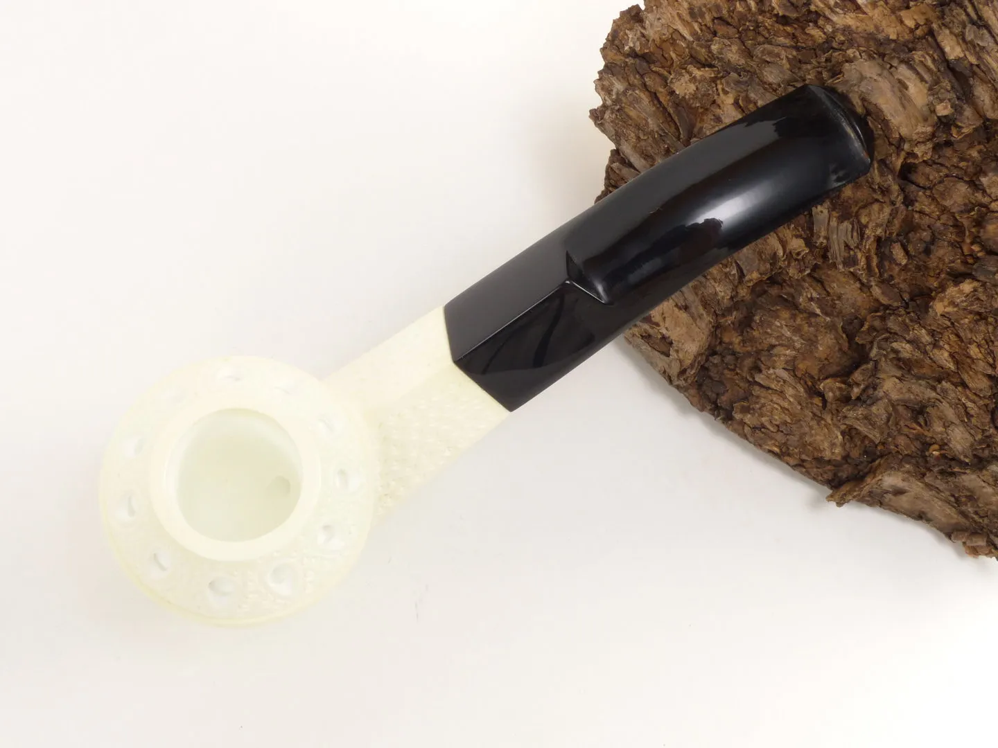 Meerschaum Pfeife Bulldog graviert large von 1a Meerschaum – Produktbild 3