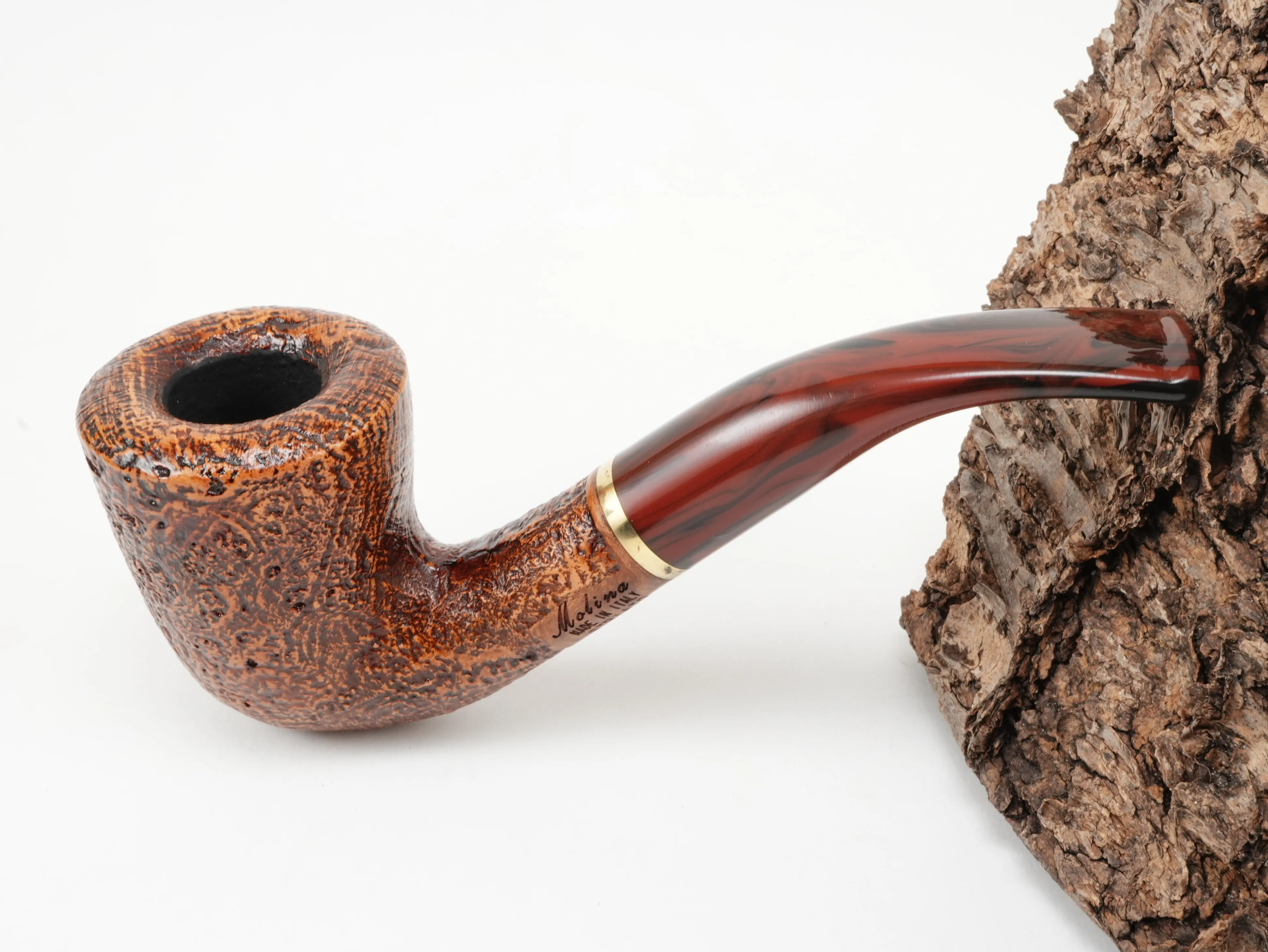 Molina Striato Pfeife sand braun 10
