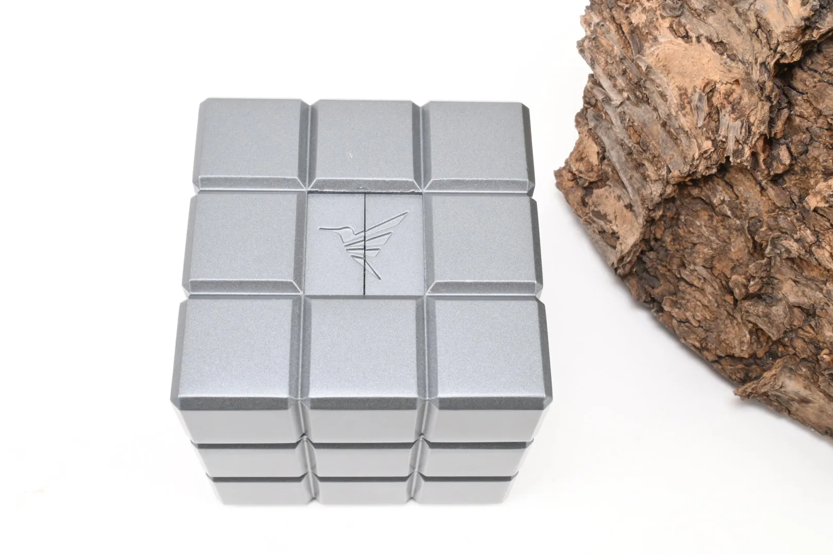 Colibri Tischfeuerzeug Heritage Cube anthrazit – Produktbild 8