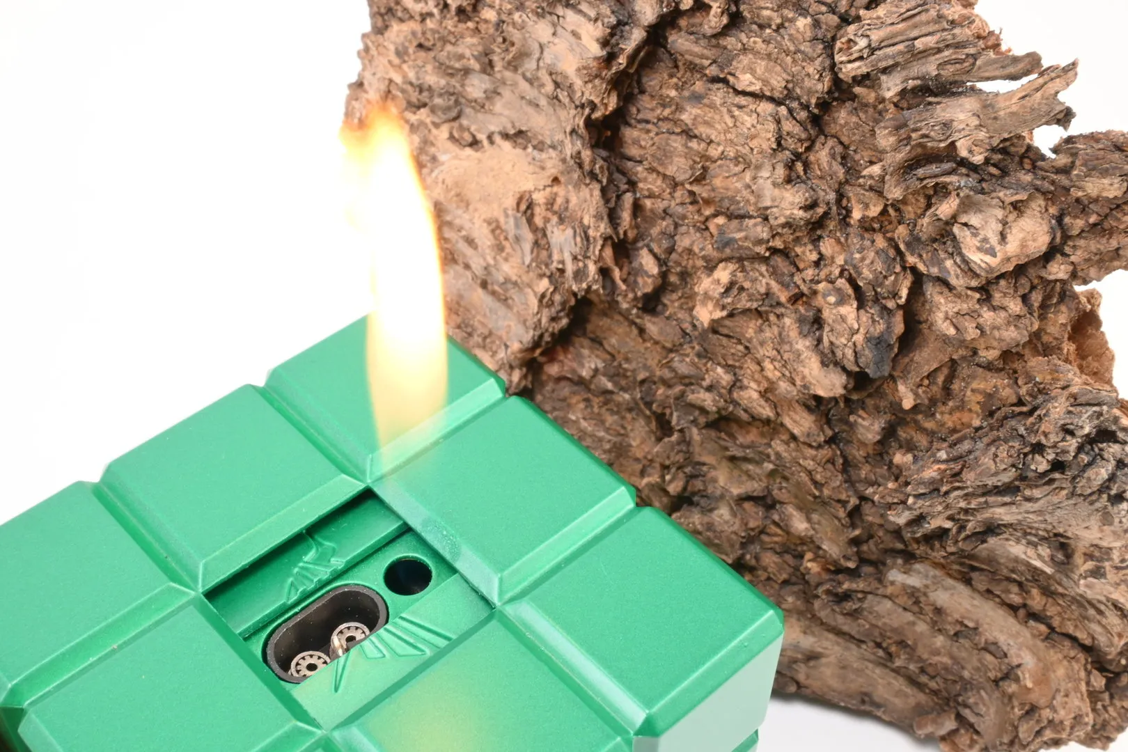 Colibri Tischfeuerzeug Heritage Cube grün – Produktbild 4