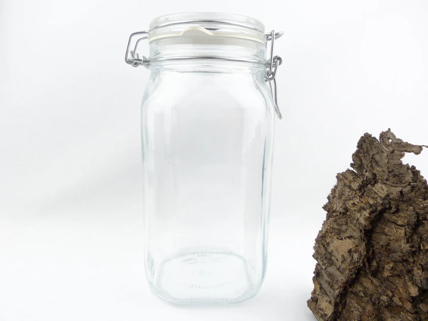 Drahtbügelglas Tabak Schnappdeckel 1500ml – Produktbild 2