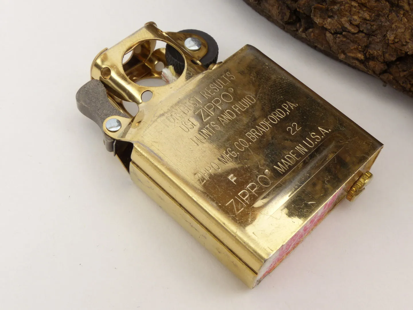 Zippo Pfeifeneinsatz Benzin messing