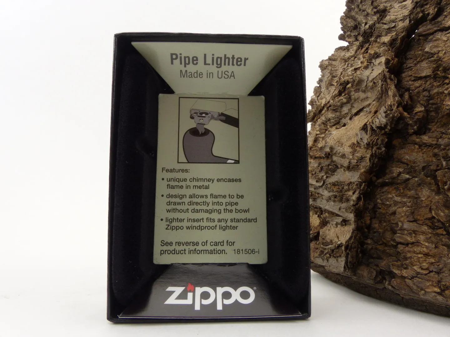 Zippo Pfeifenfeuerzeug Schwarz 60001269 – Produktbild 8