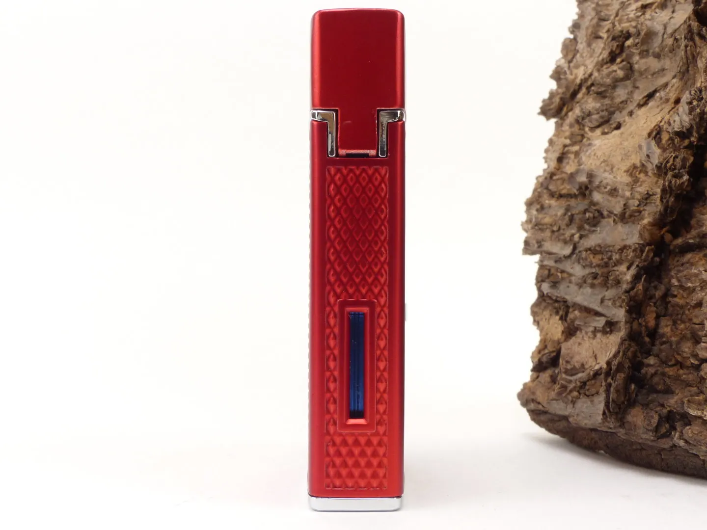 Colibri Pfeifenfeuerzeug Julius rot chrom – Produktbild 4