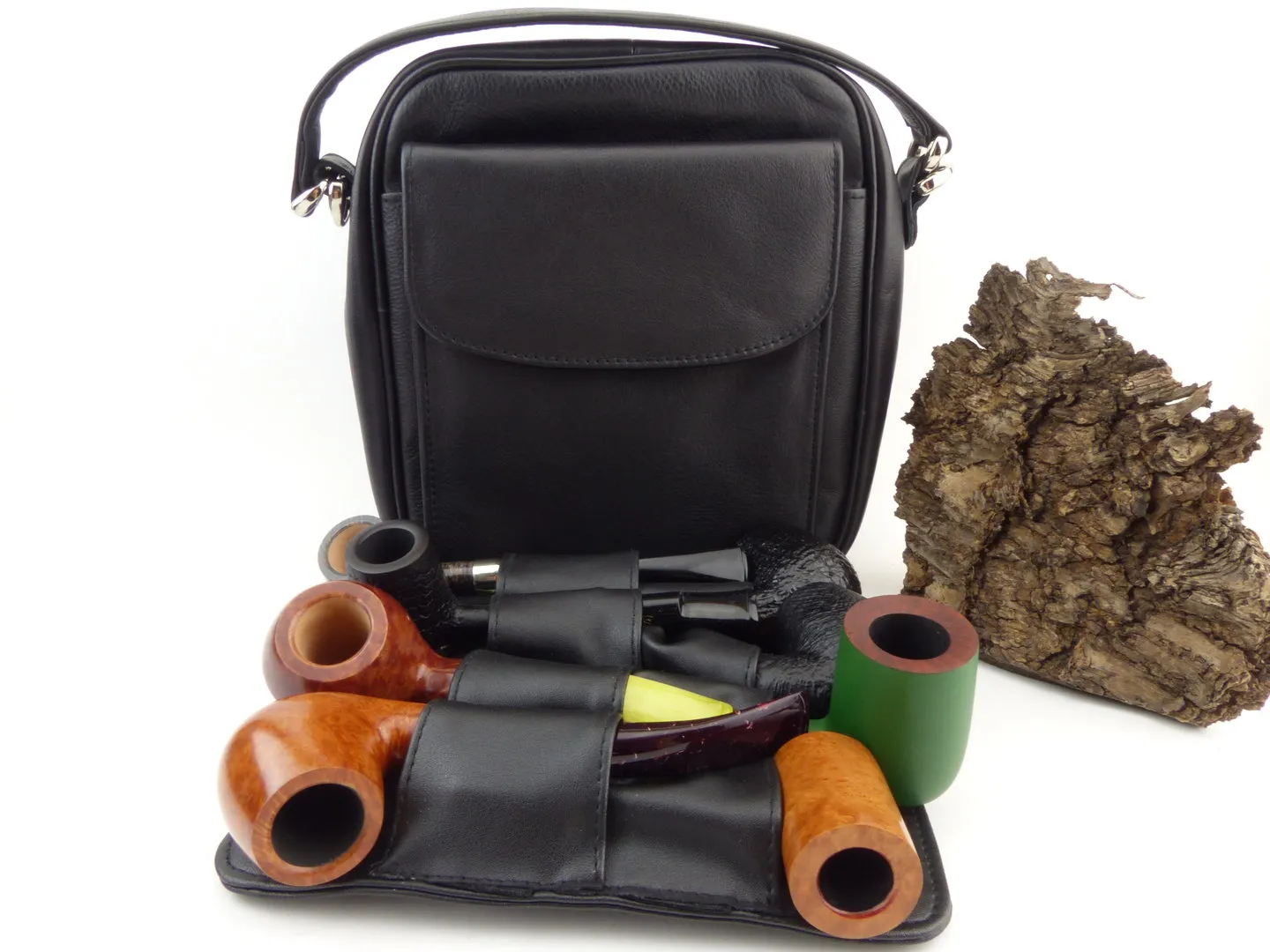 Pfeifentasche schwarz 8 Pfeifen 638541 – Produktbild 19