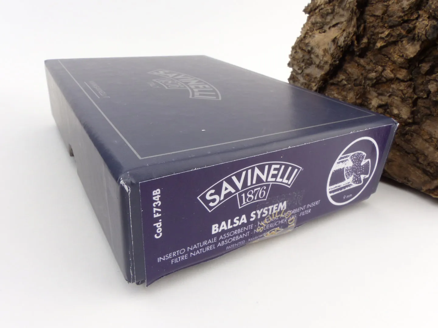 Savinelli Balsa Pfeifen-Filter 9mm 200 St. – Produktbild 2