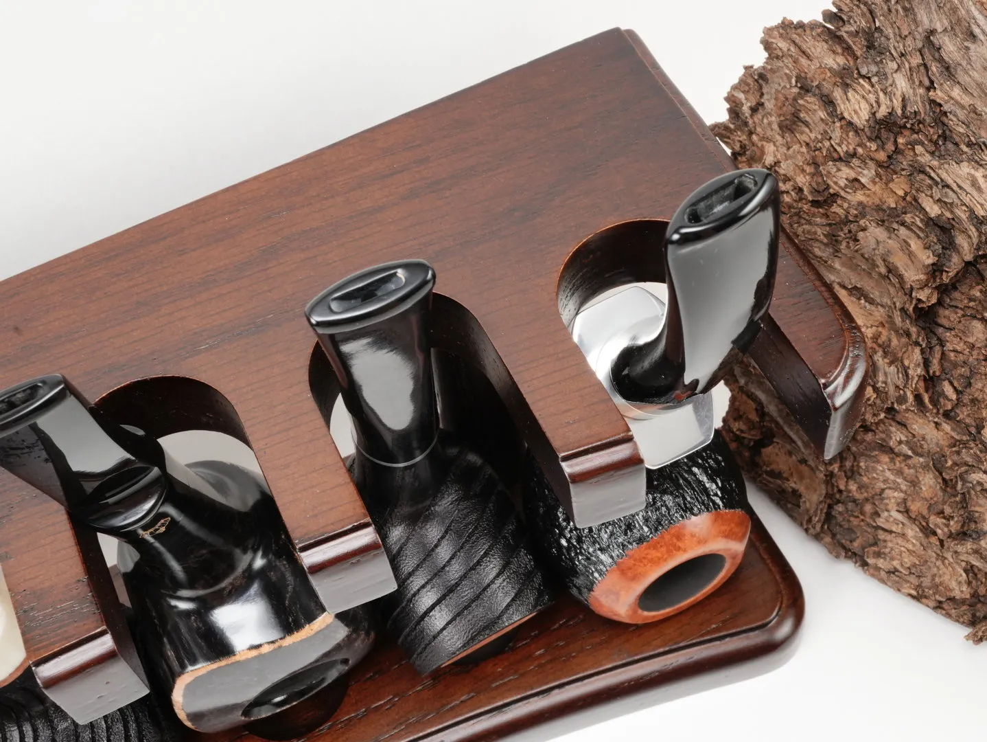 Pfeifenständer braun Holz 6 Pfeifen 706002 – Produktbild 6