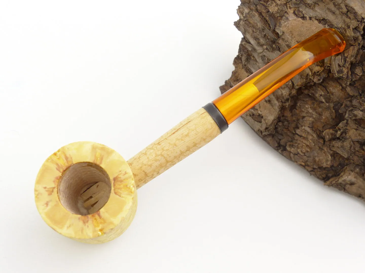Missouri Meerschaum Maiskolbenpfeife bent – Produktbild 3