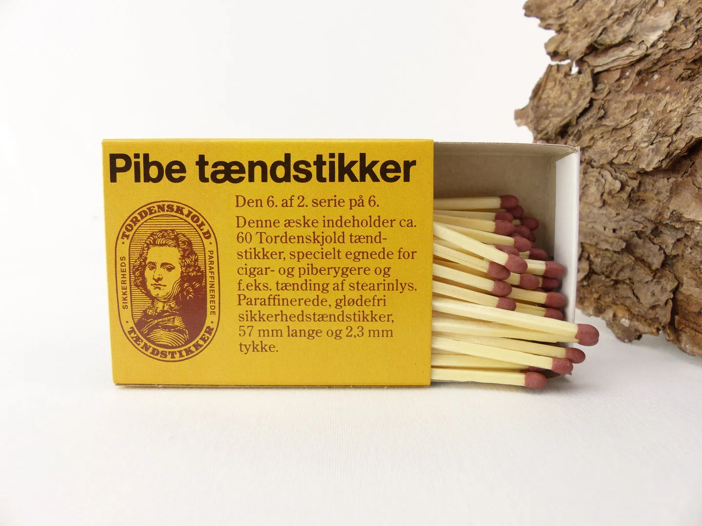Dänische Pfeifen-Streichhölzer Ca. 60 Stück von Tordenskjold