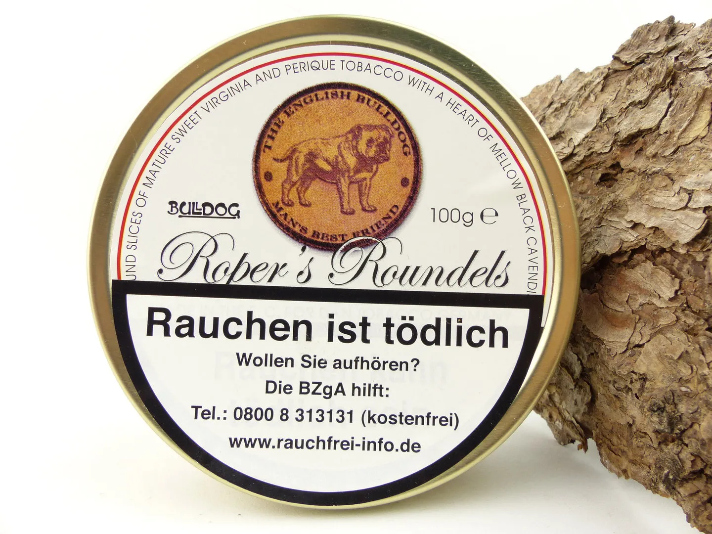 Dan Tobacco Bulldog Roper's Roundels 100g von Dan Tobacco DTM