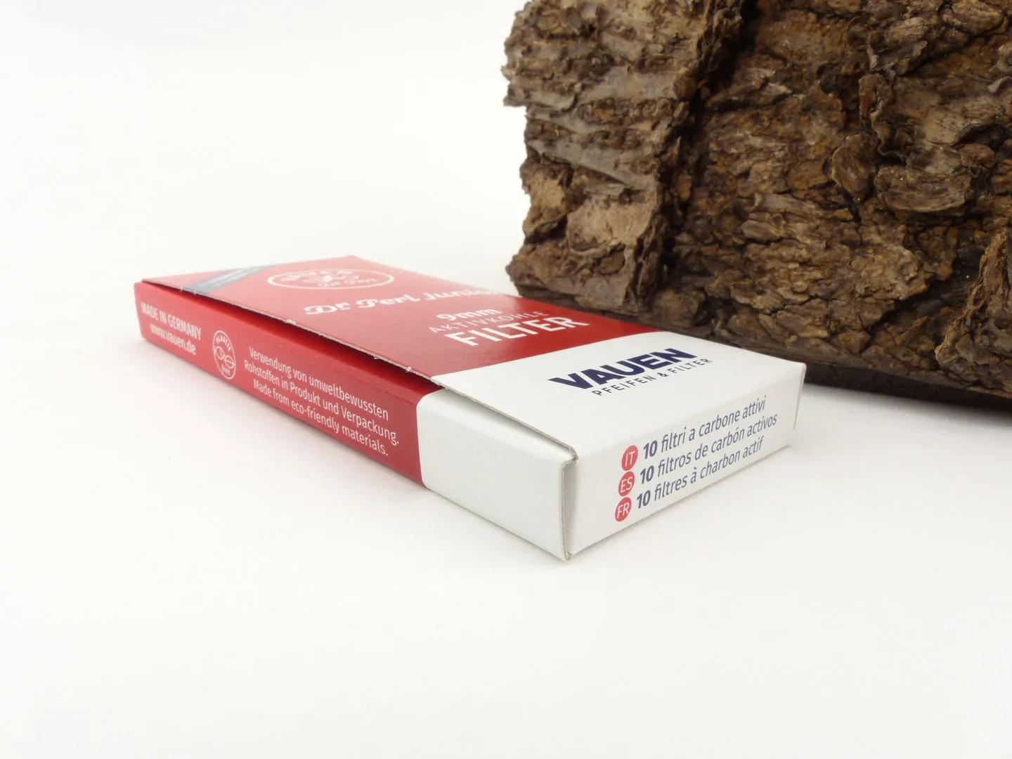 Vauen Pfeifen-Filter mit Aktivkohle 9mm 10 Stück – Produktbild 2