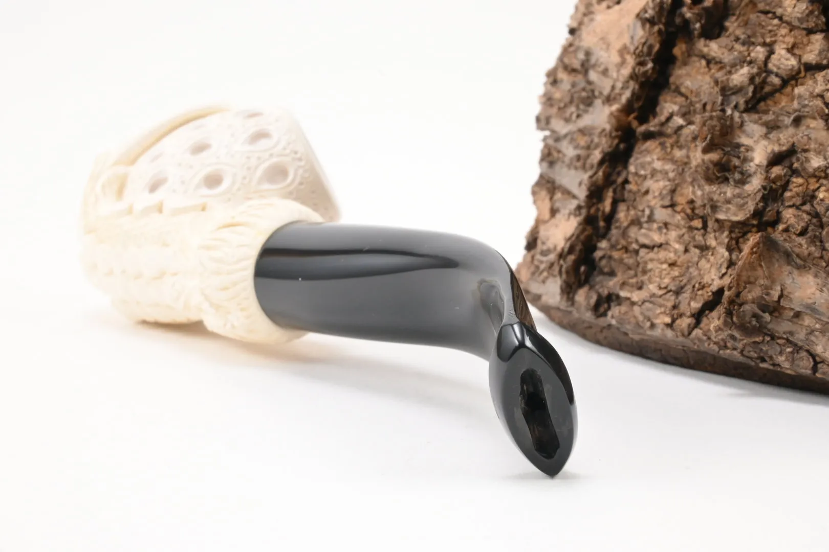 Meerschaum Pfeife Kralle graviert large von 1a Meerschaum – Produktbild 4